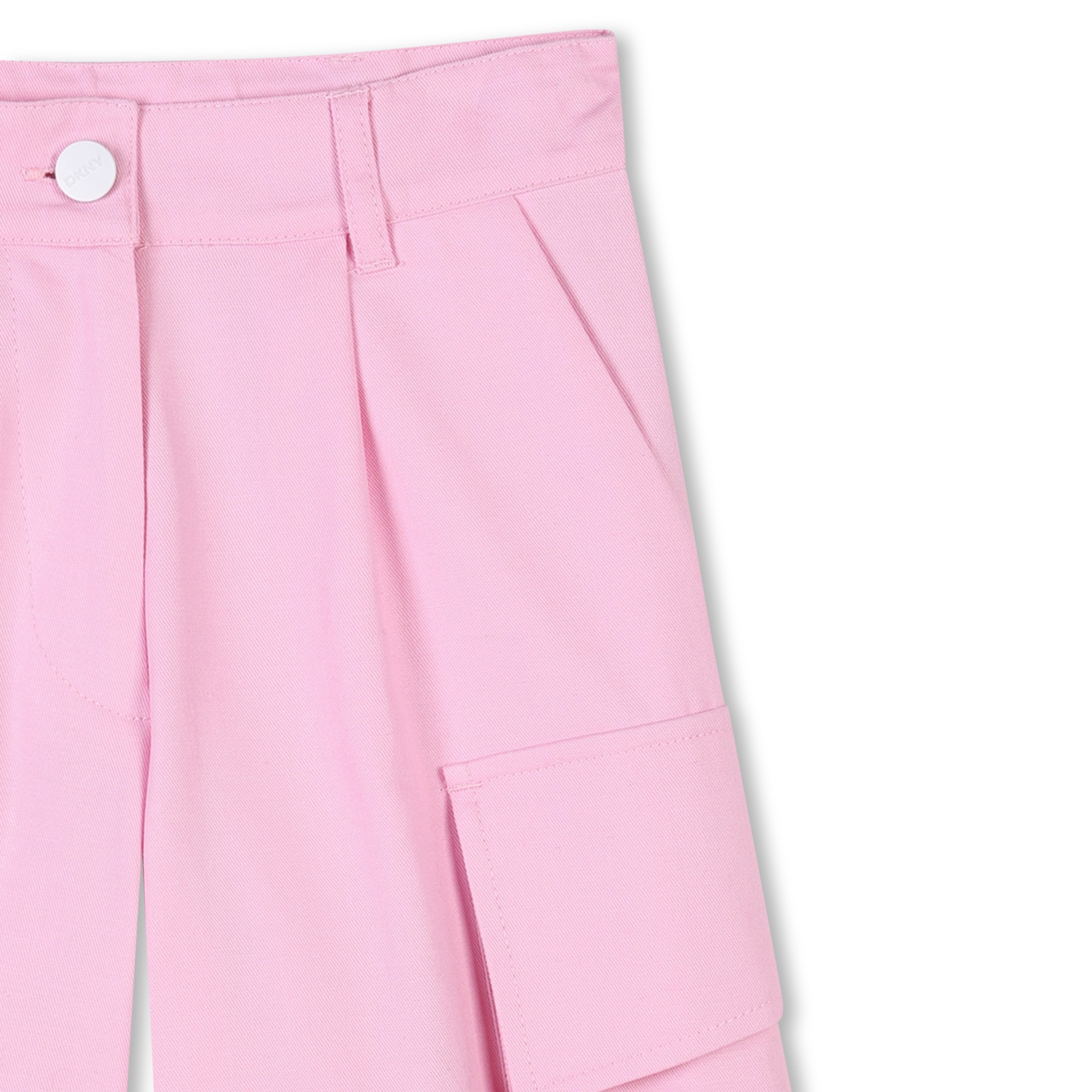 Long cotton and linen shorts DKNY for GIRL