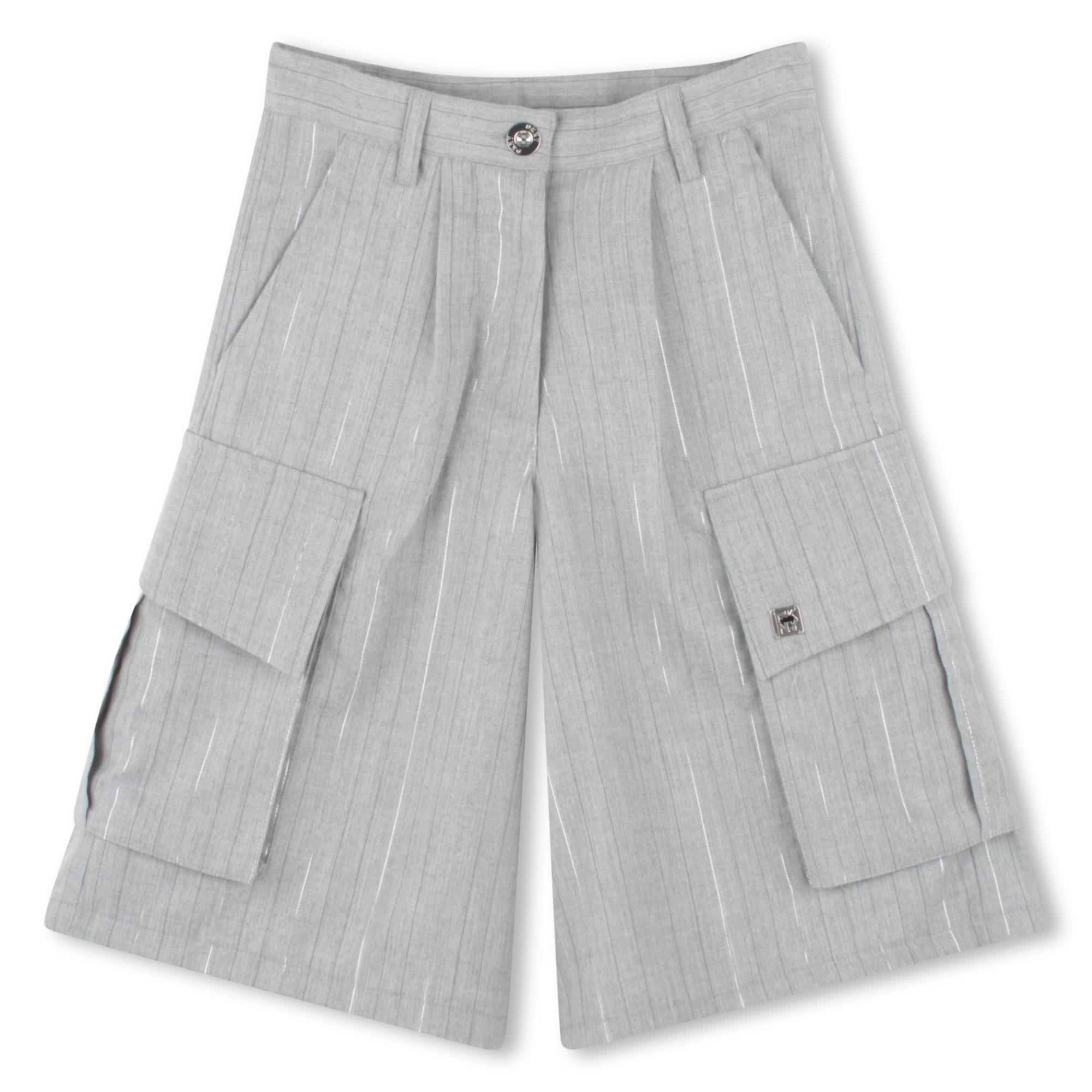 Short long à rayures tissées DKNY pour FILLE