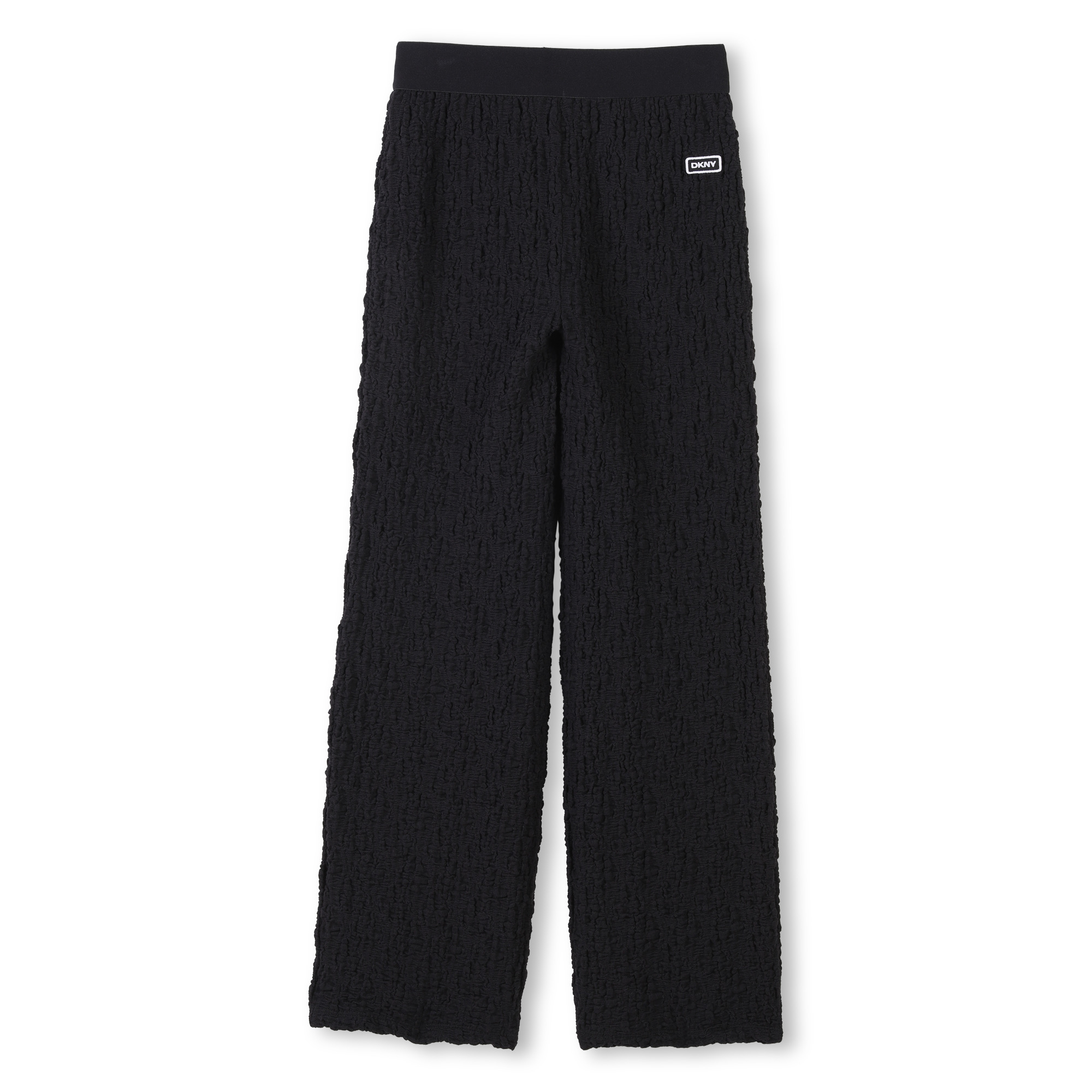 Wide embossed-look trousers DKNY for GIRL