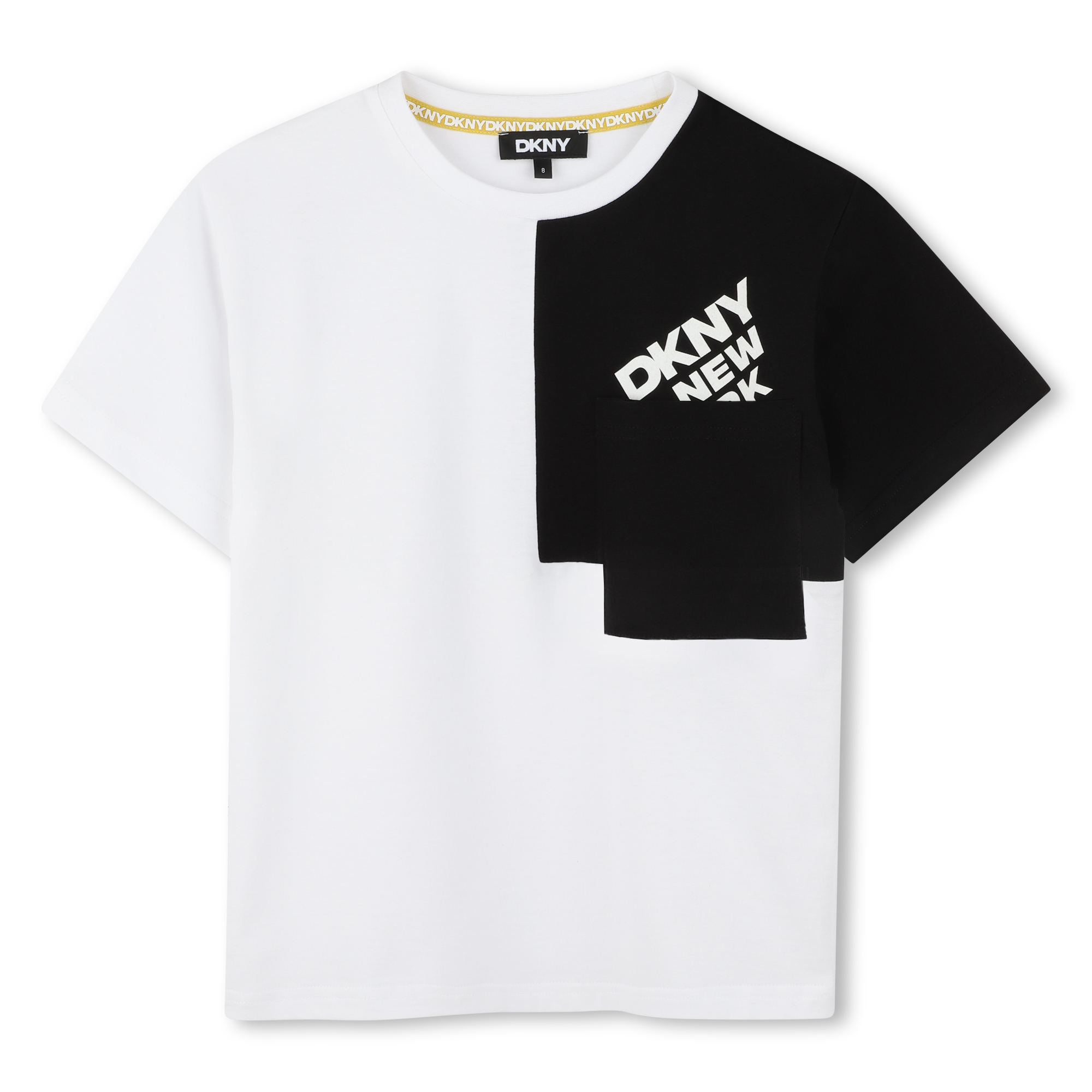 Wijd T-shirt met borstzakje DKNY Voor