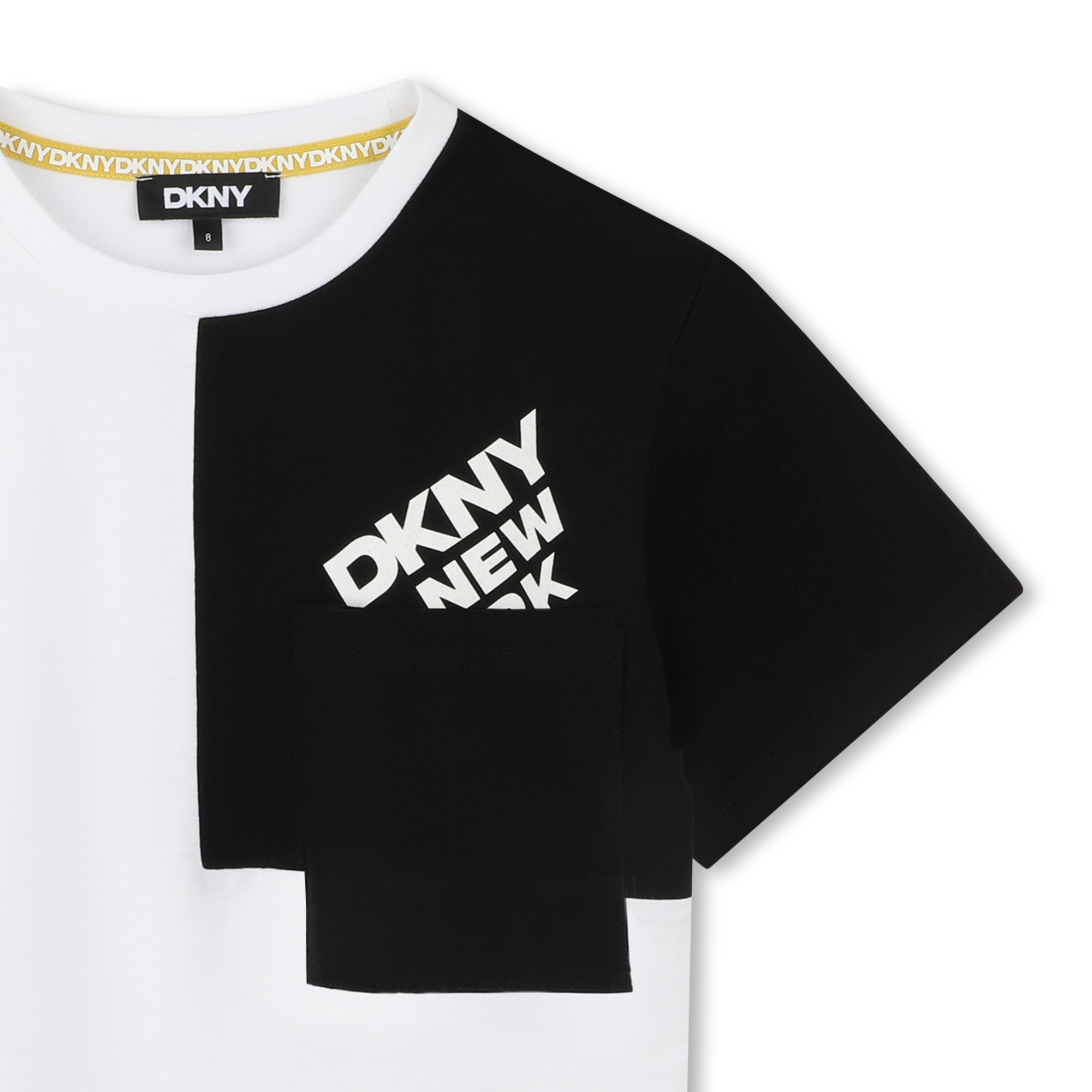 Wijd T-shirt met borstzakje DKNY Voor