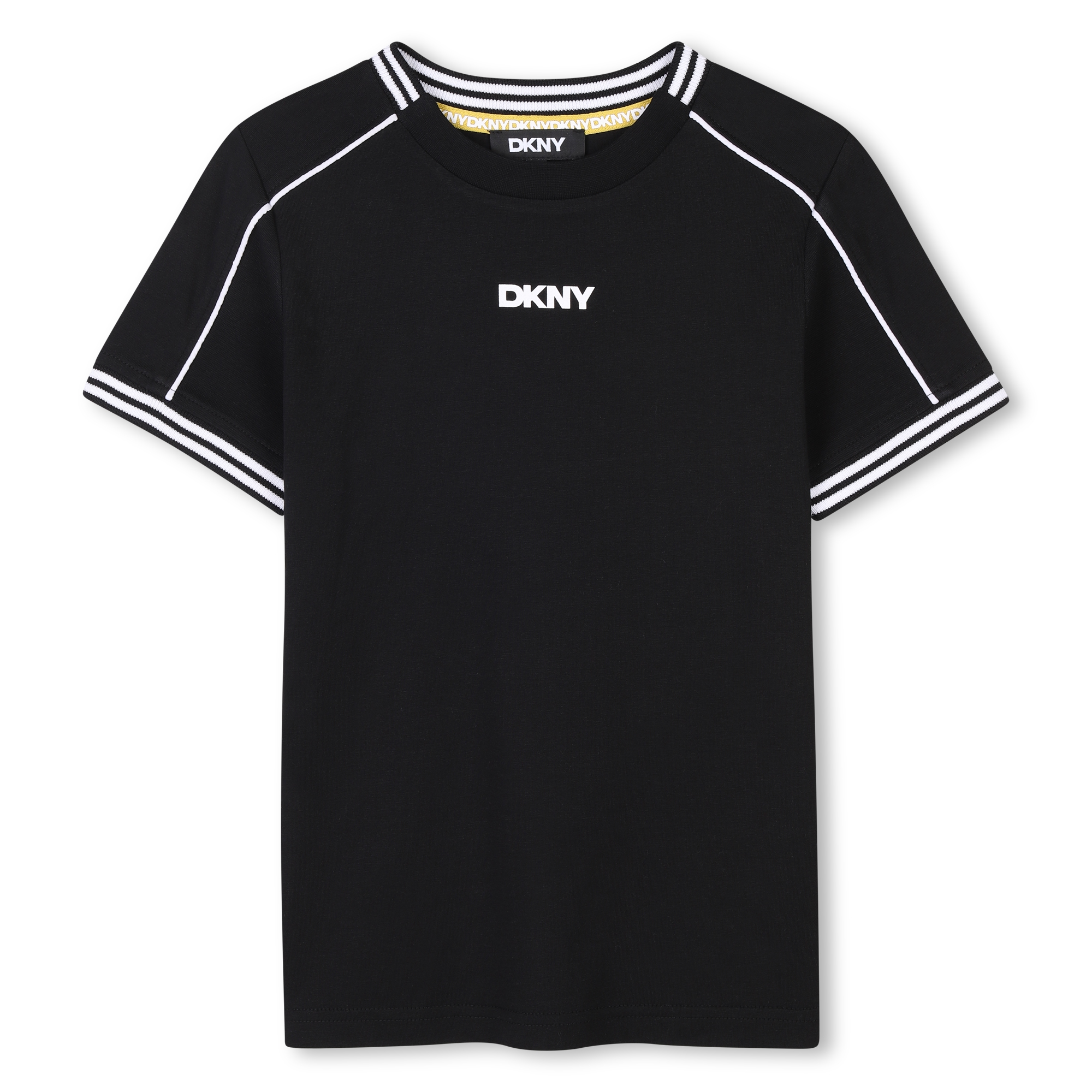 T-shirt with colourful stripes DKNY for UNISEX