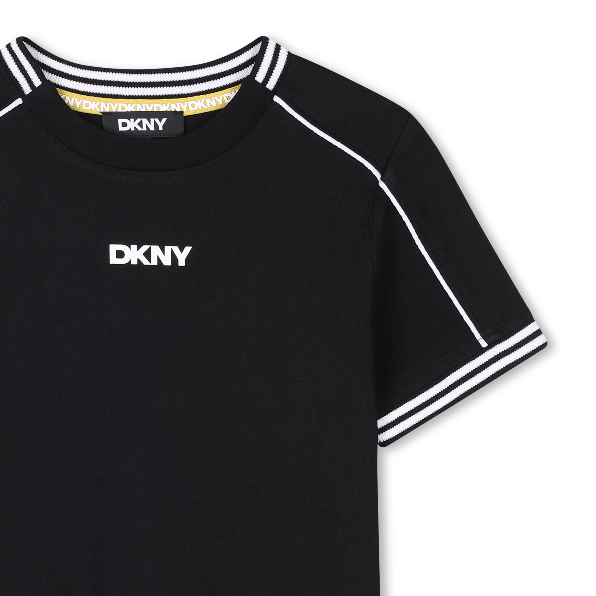 T-shirt with colourful stripes DKNY for UNISEX