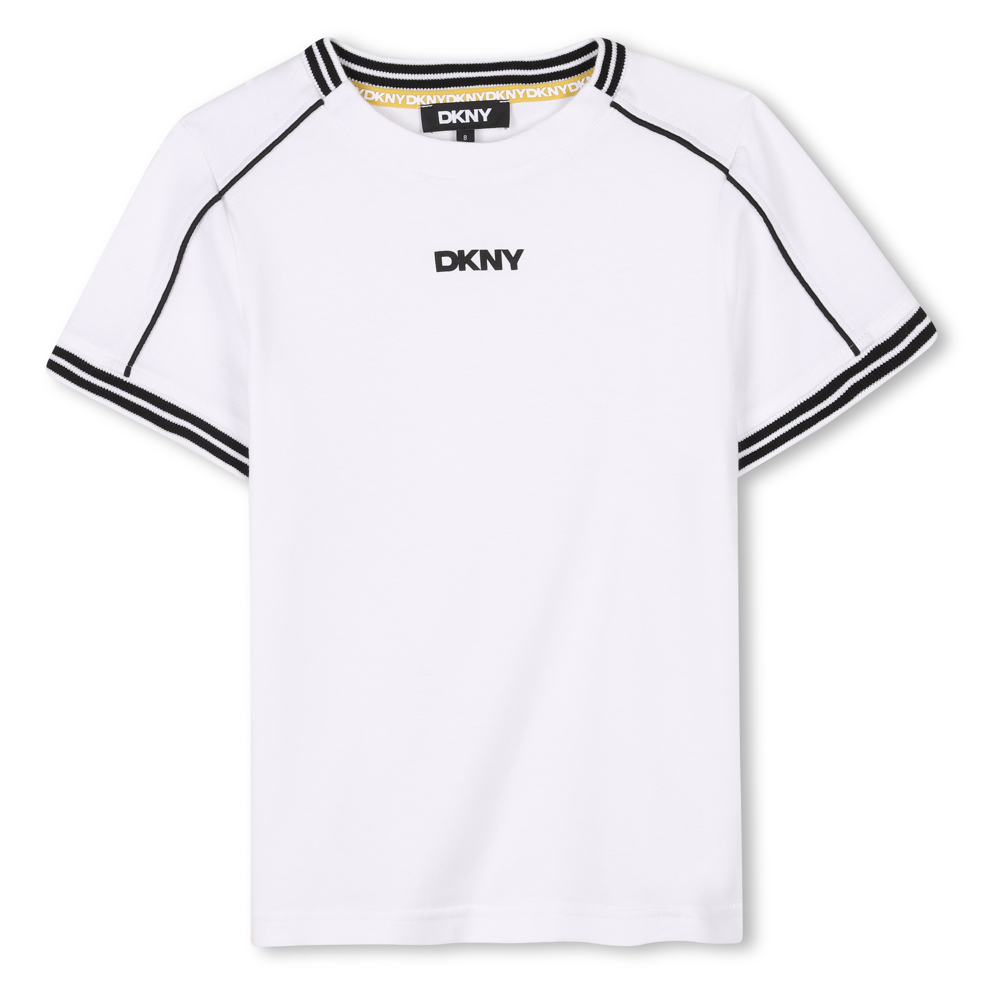 T-shirt with colourful stripes DKNY for UNISEX