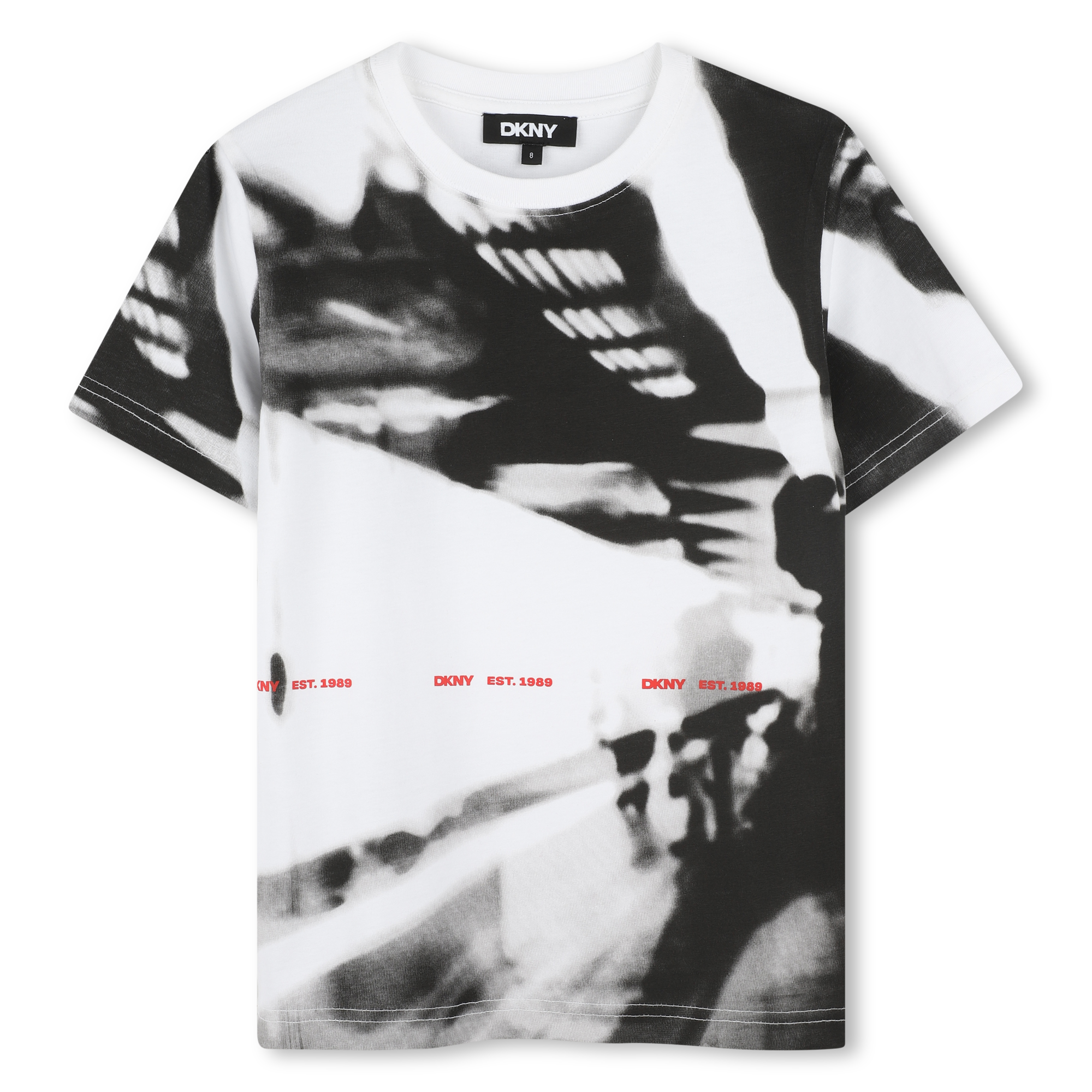 Printed cotton T-shirt DKNY for BOY