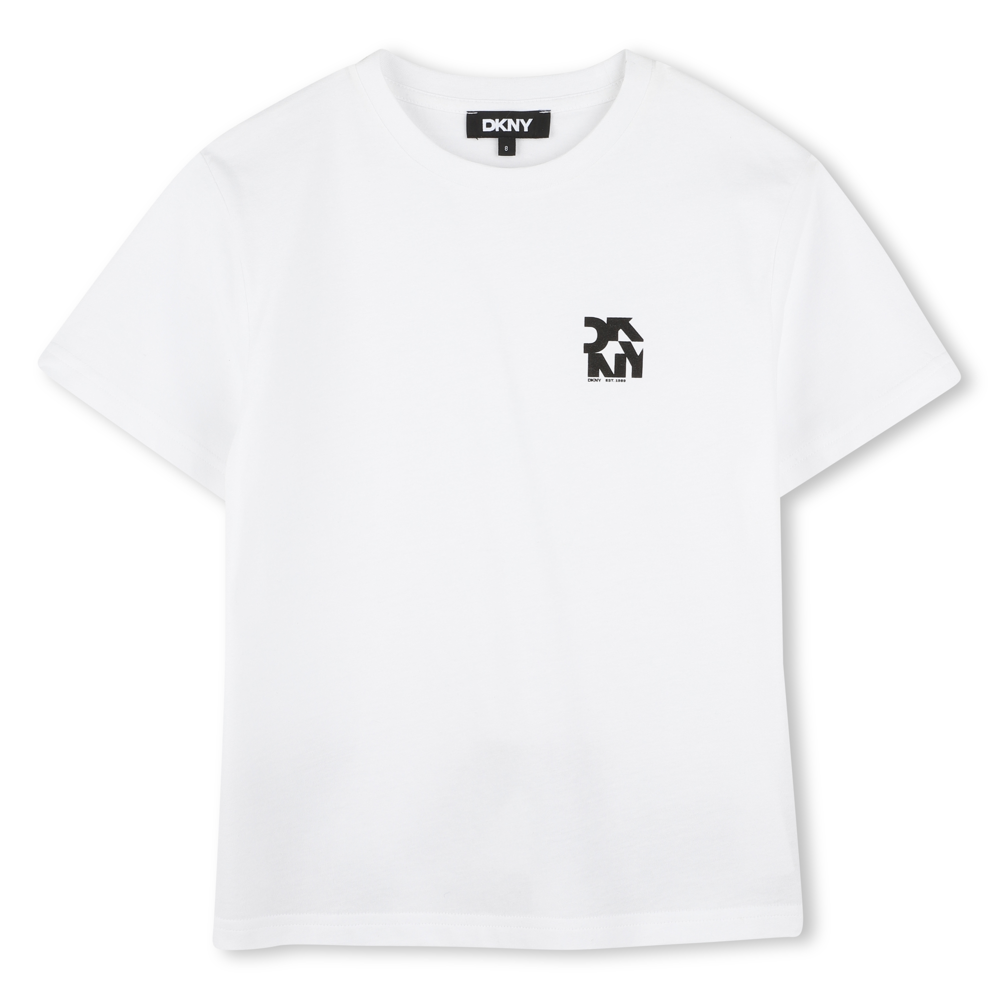 Katoenen T-shirt korte mouwen DKNY Voor