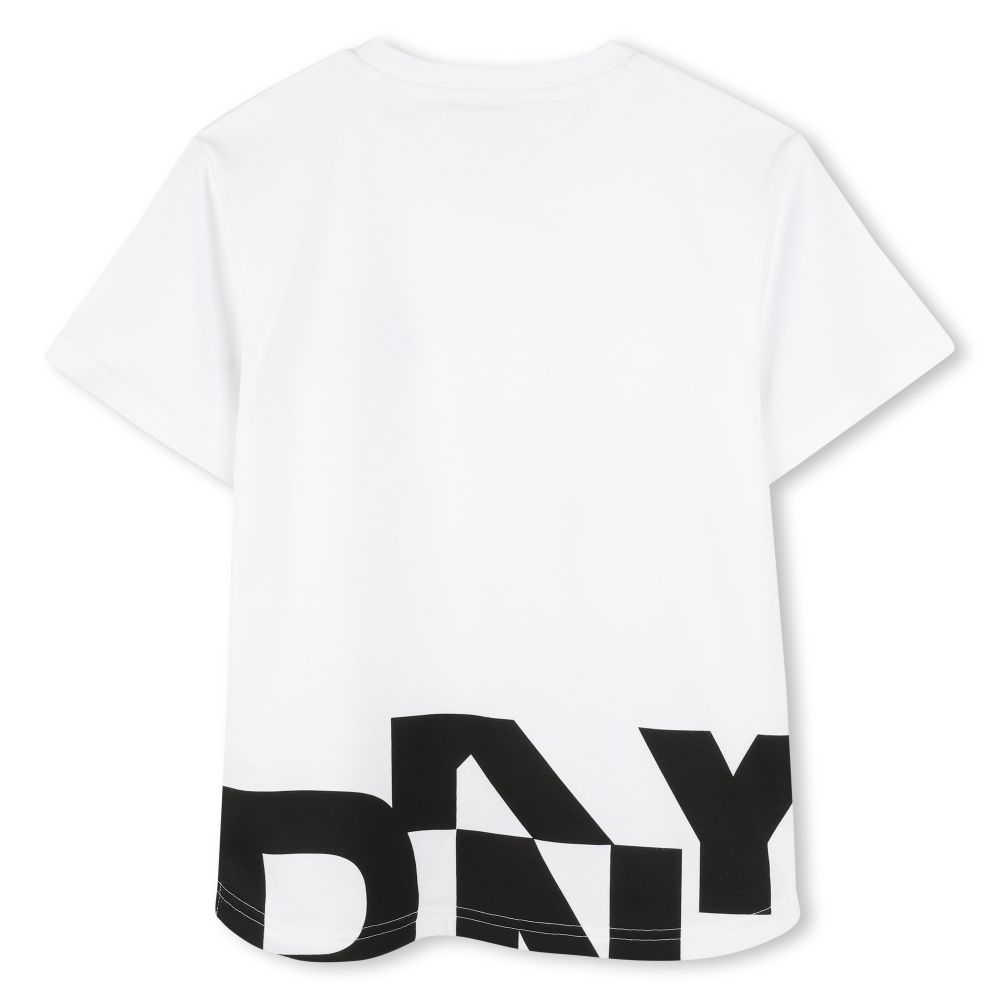 Katoenen T-shirt korte mouwen DKNY Voor