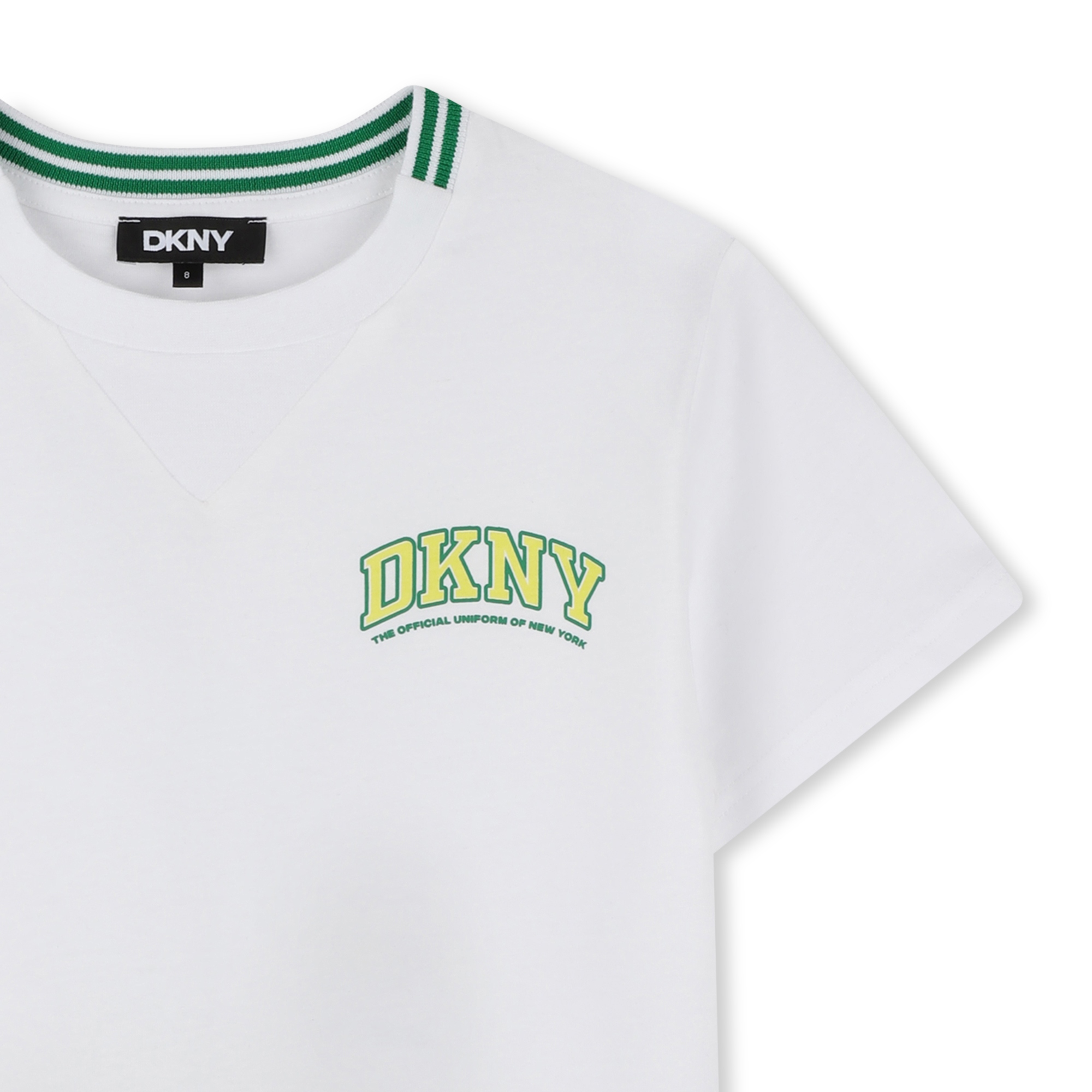 T-shirt coton manches courtes DKNY pour GARCON