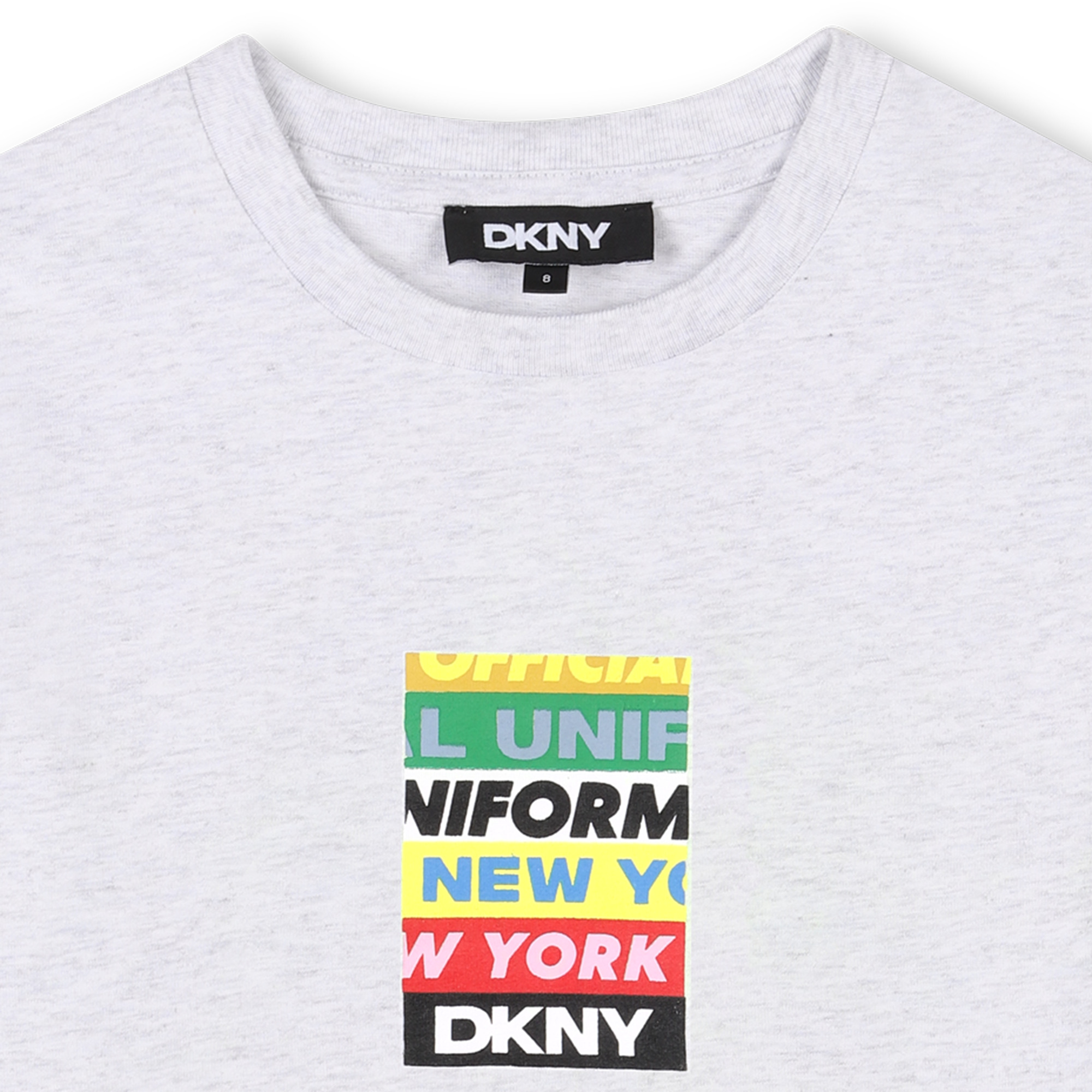 Katoenen T-shirt korte mouwen DKNY Voor