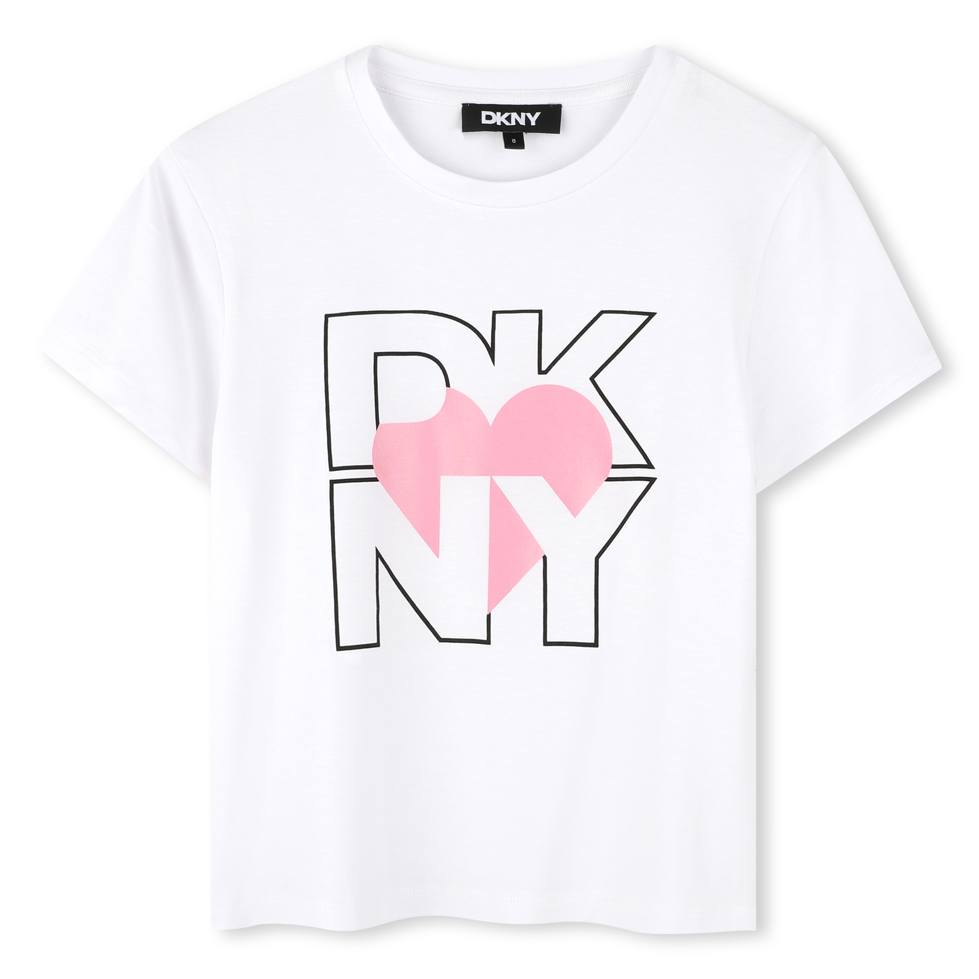 T-shirt à manches courtes DKNY pour FILLE