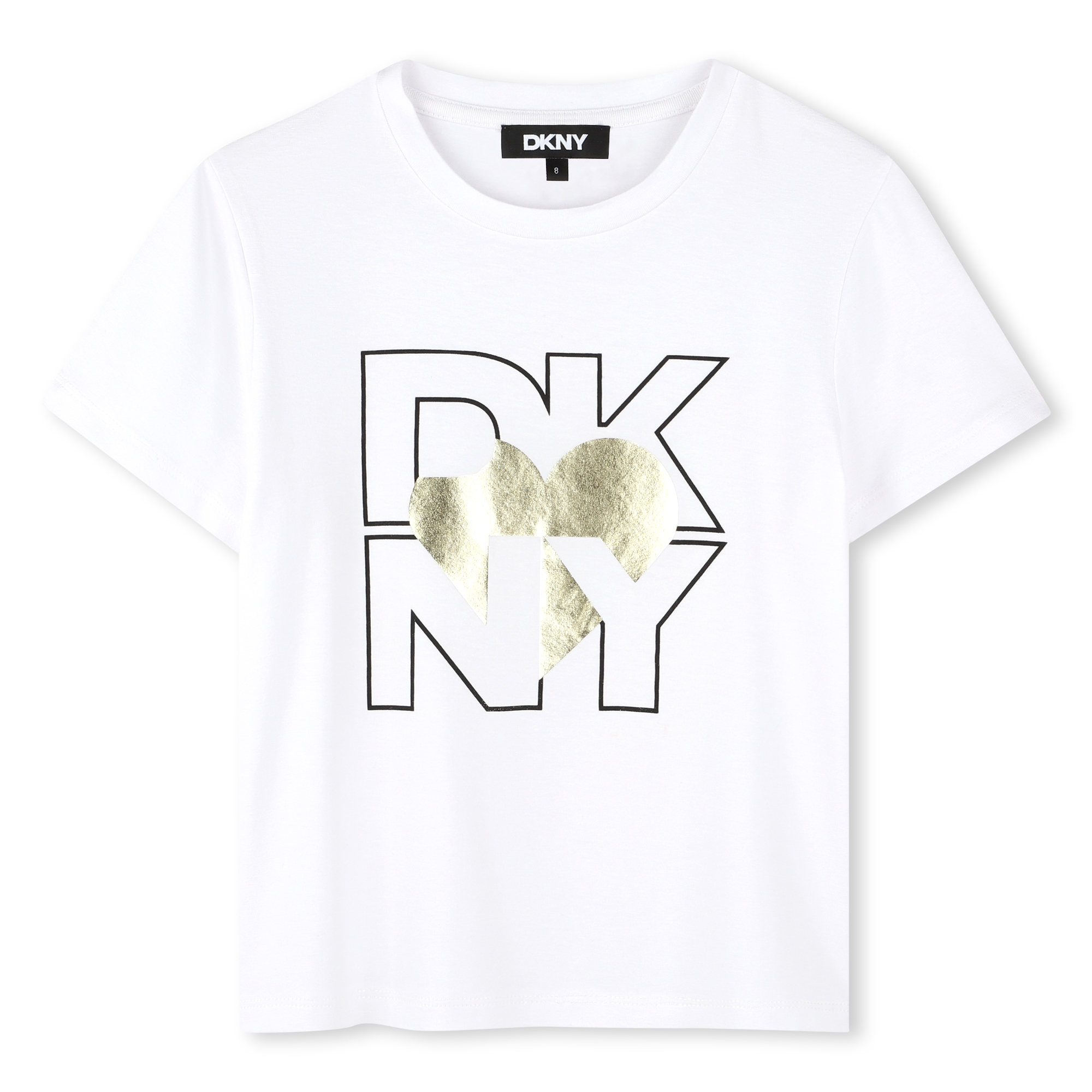 T-shirt à manches courtes DKNY pour FILLE