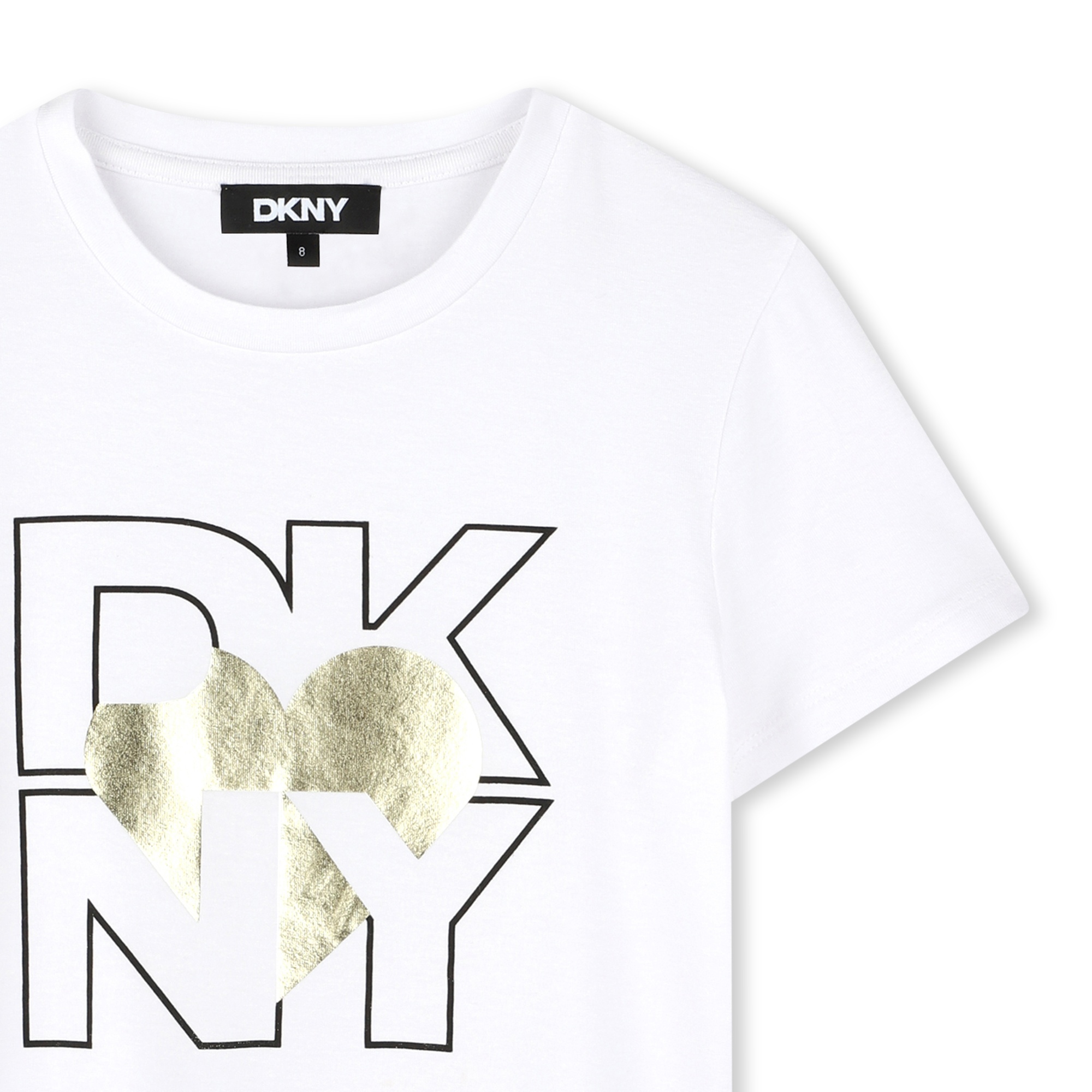 T-shirt à manches courtes DKNY pour FILLE