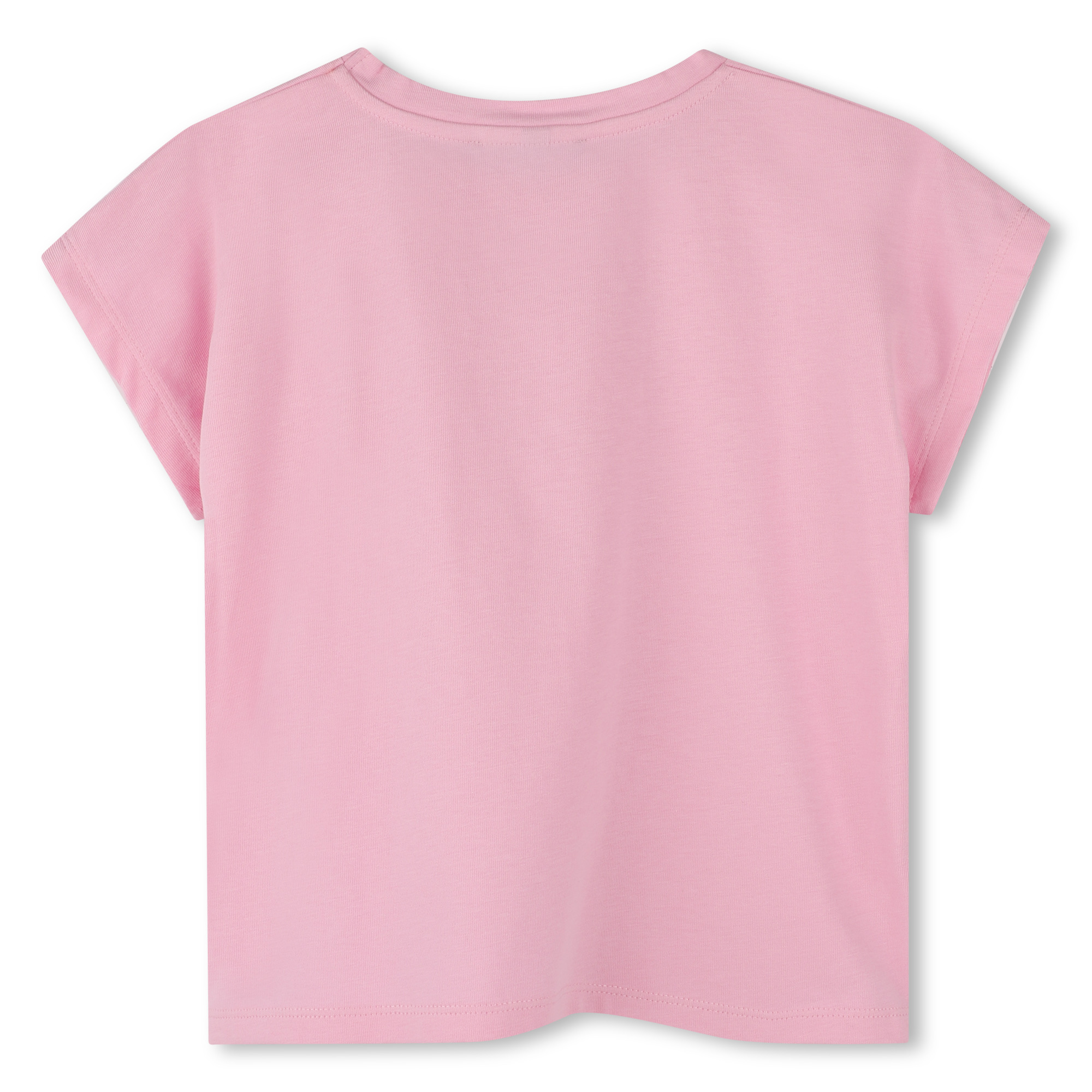 T-shirt noué en coton DKNY pour FILLE