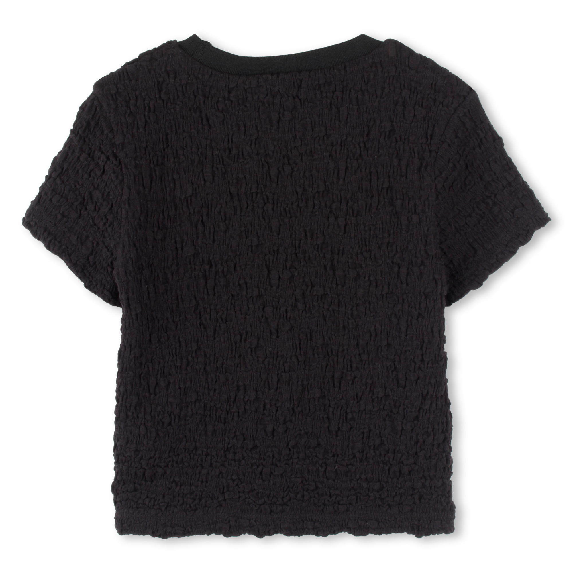 T-shirt gaufré manches courtes DKNY pour FILLE