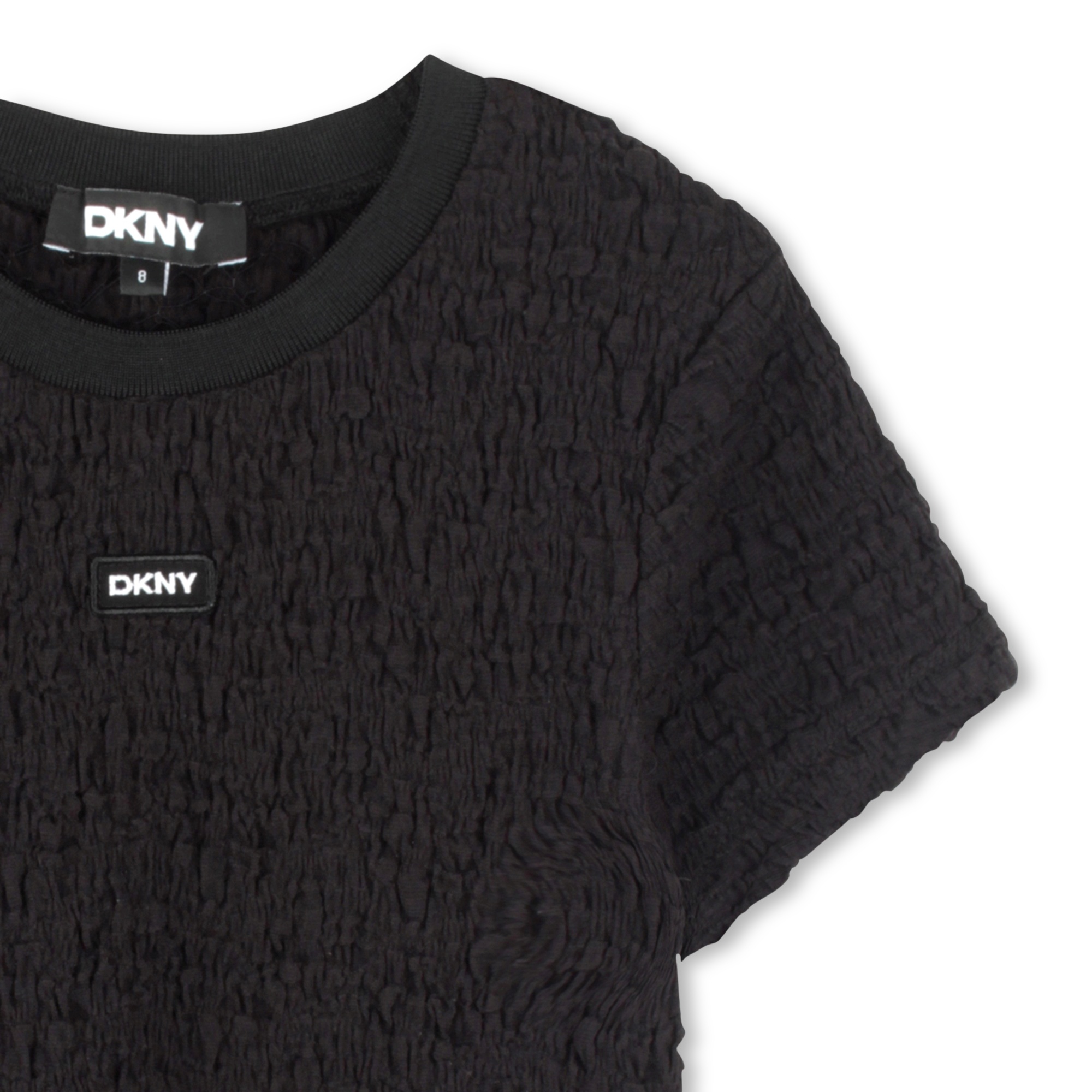 Kurzarm-T-Shirt mit Prägung DKNY Für MÄDCHEN