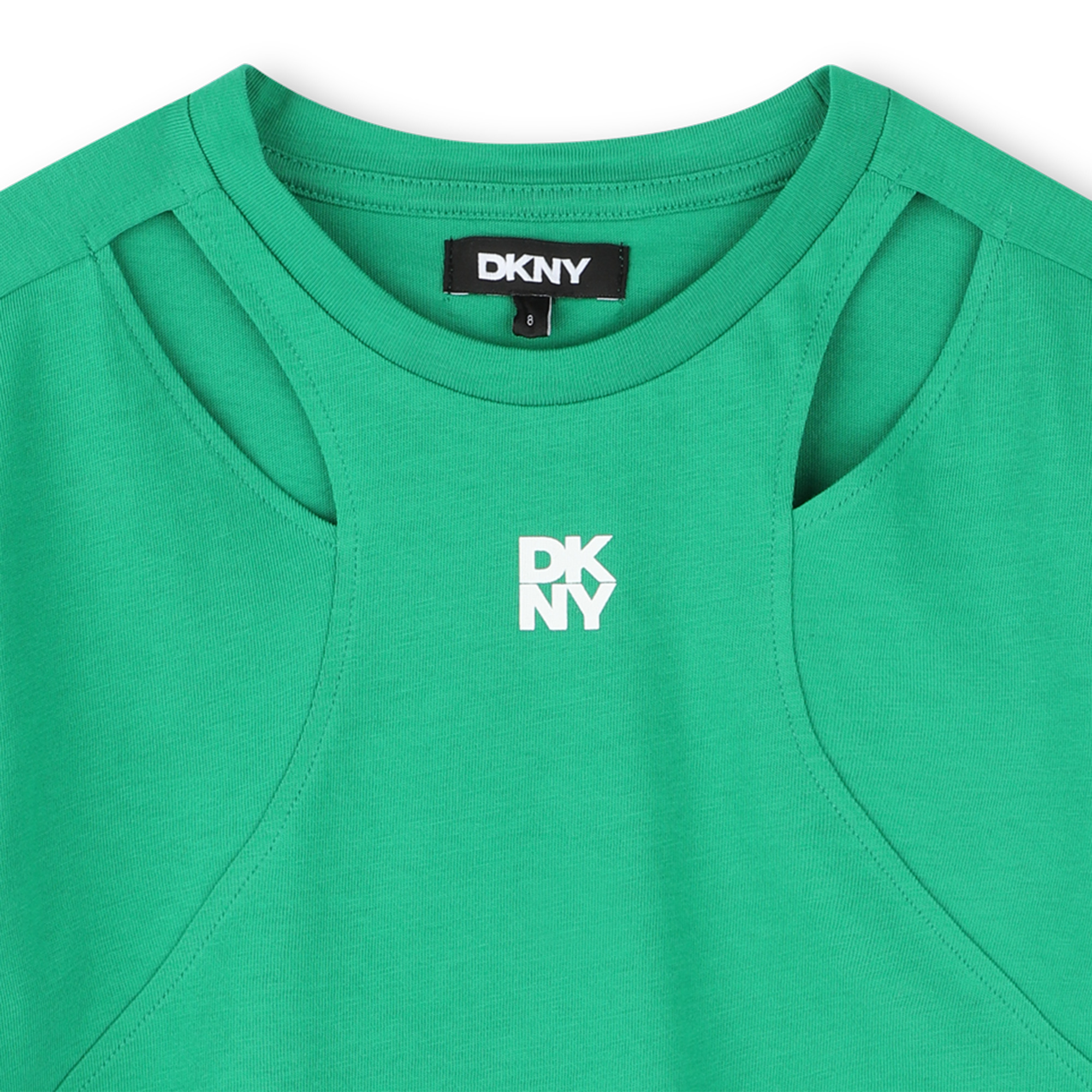 Short-sleeved cut-out T-shirt DKNY for GIRL