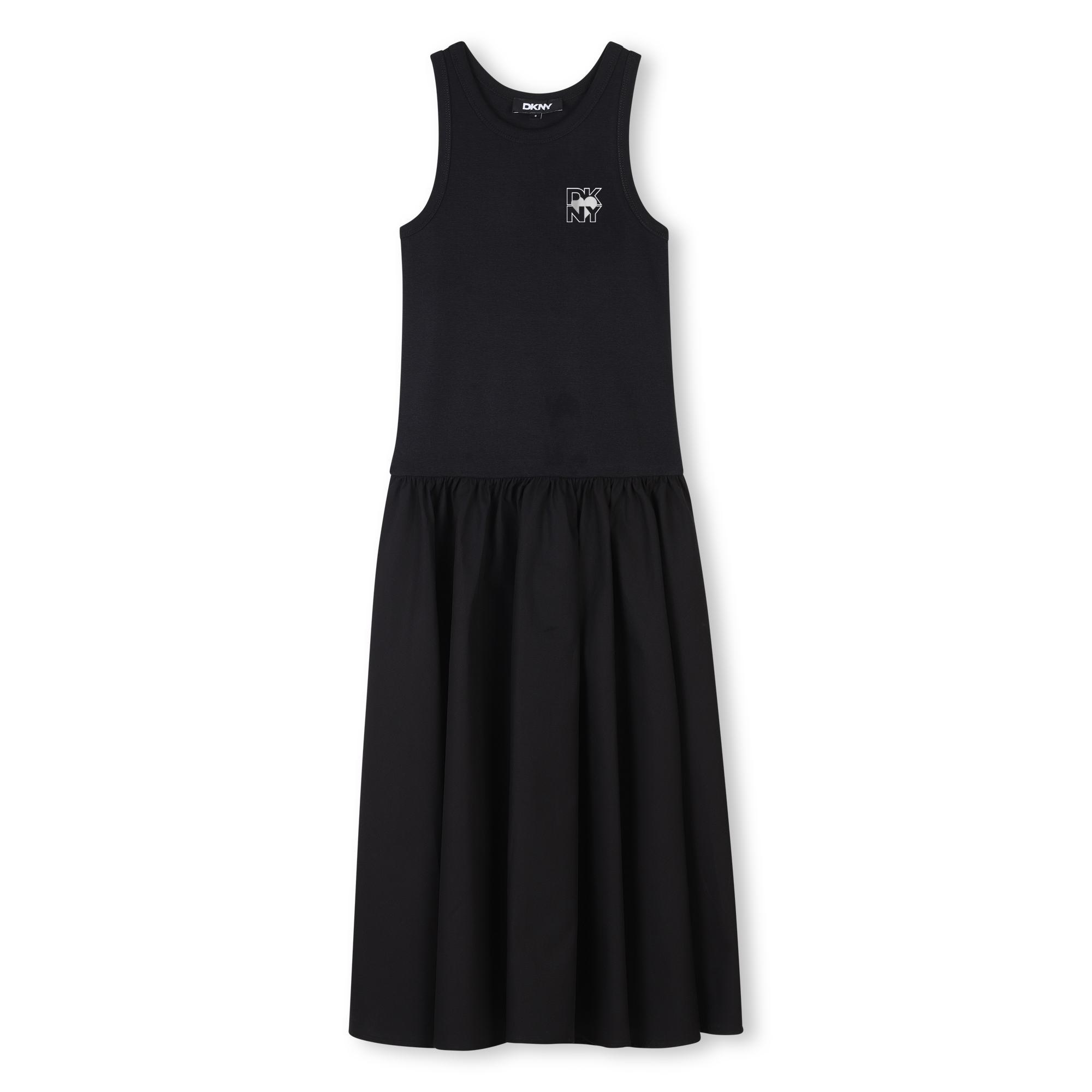 Robe débardeur en coton DKNY pour FILLE