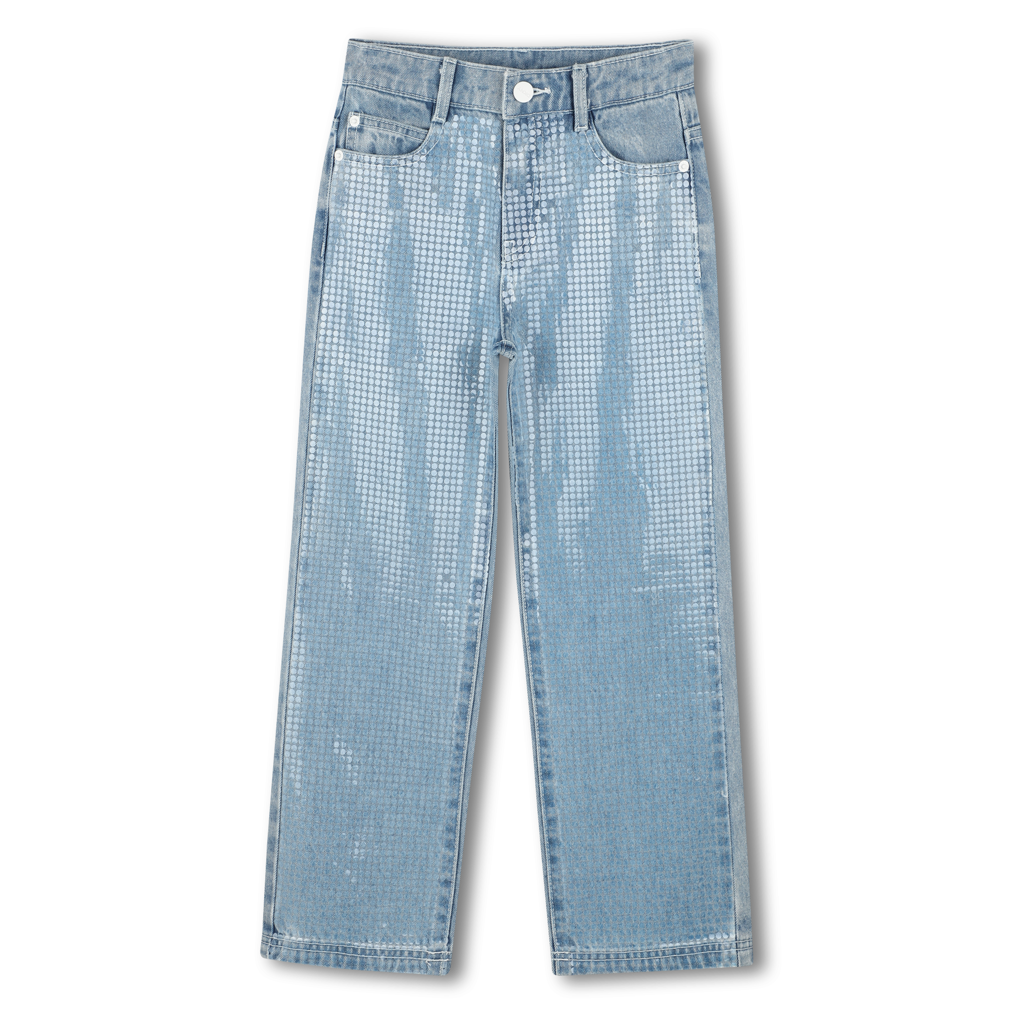 Jeans regolabili paillettes DKNY Per BAMBINA