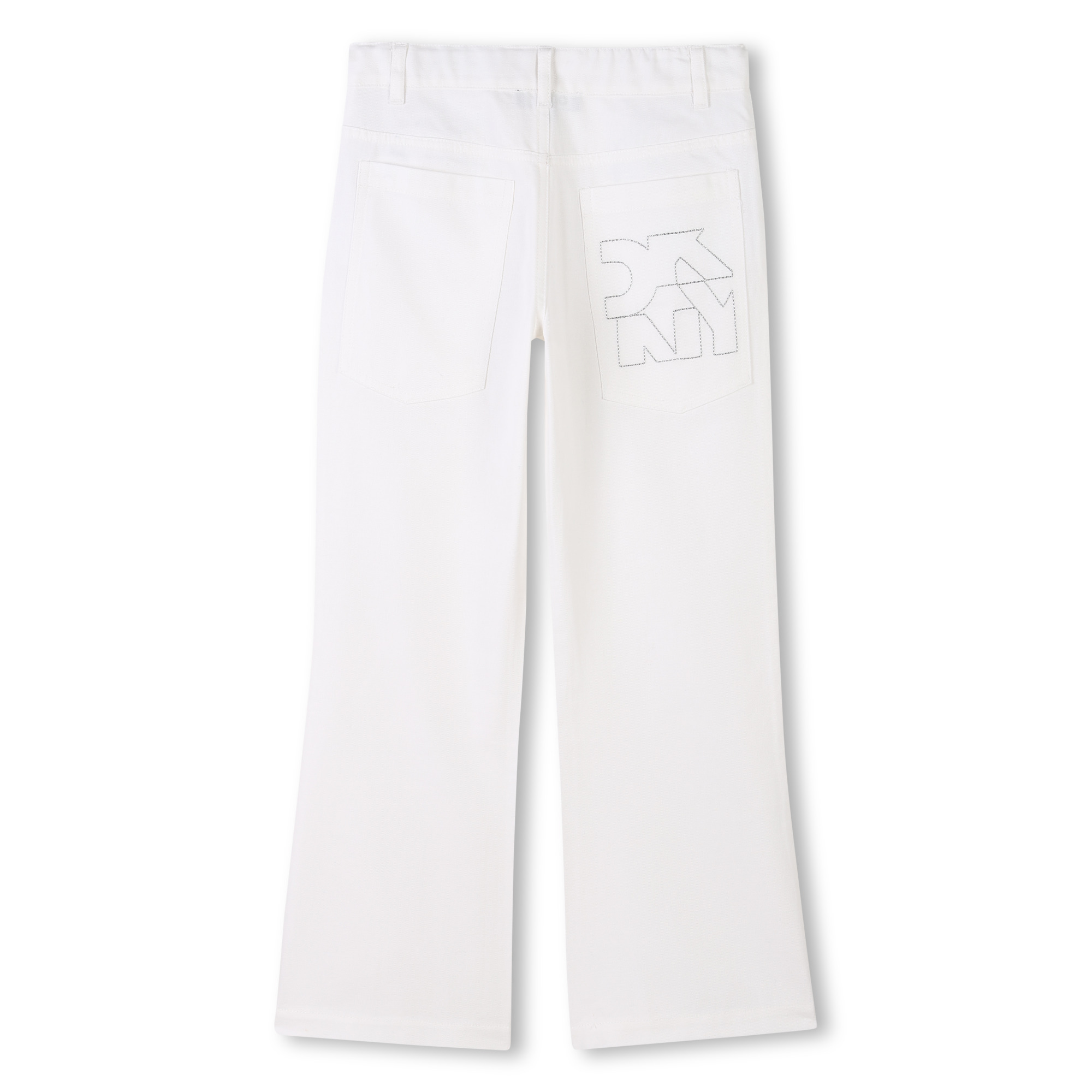 Cotton and linen trousers DKNY for GIRL