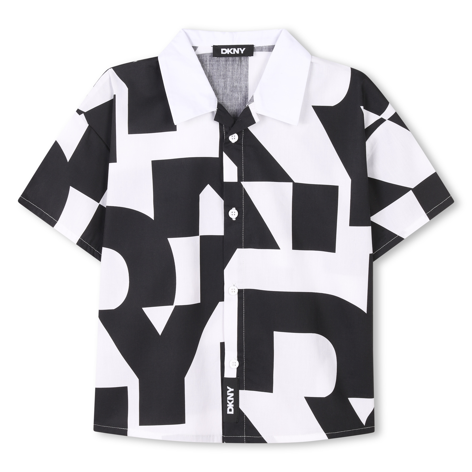 Short-sleeved cotton shirt DKNY for UNISEX