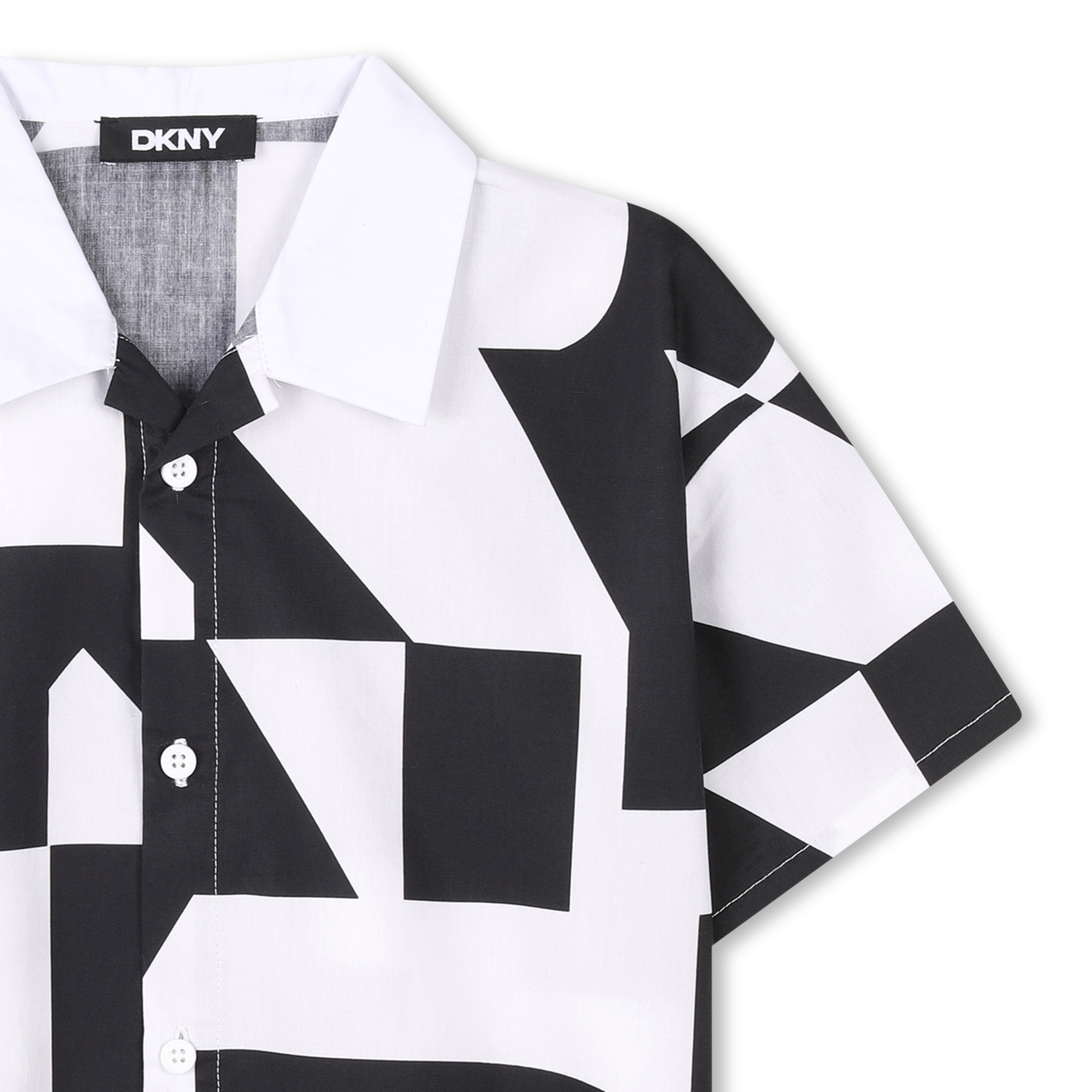 Short-sleeved cotton shirt DKNY for UNISEX