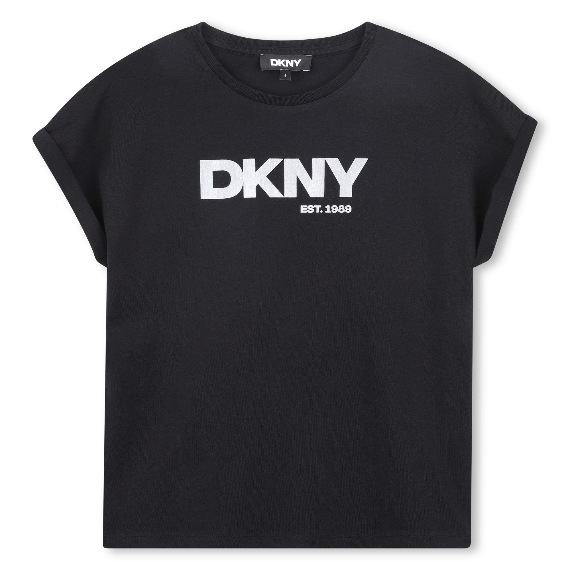 TEE-SHIRT MANCHES COURTES DKNY pour FILLE