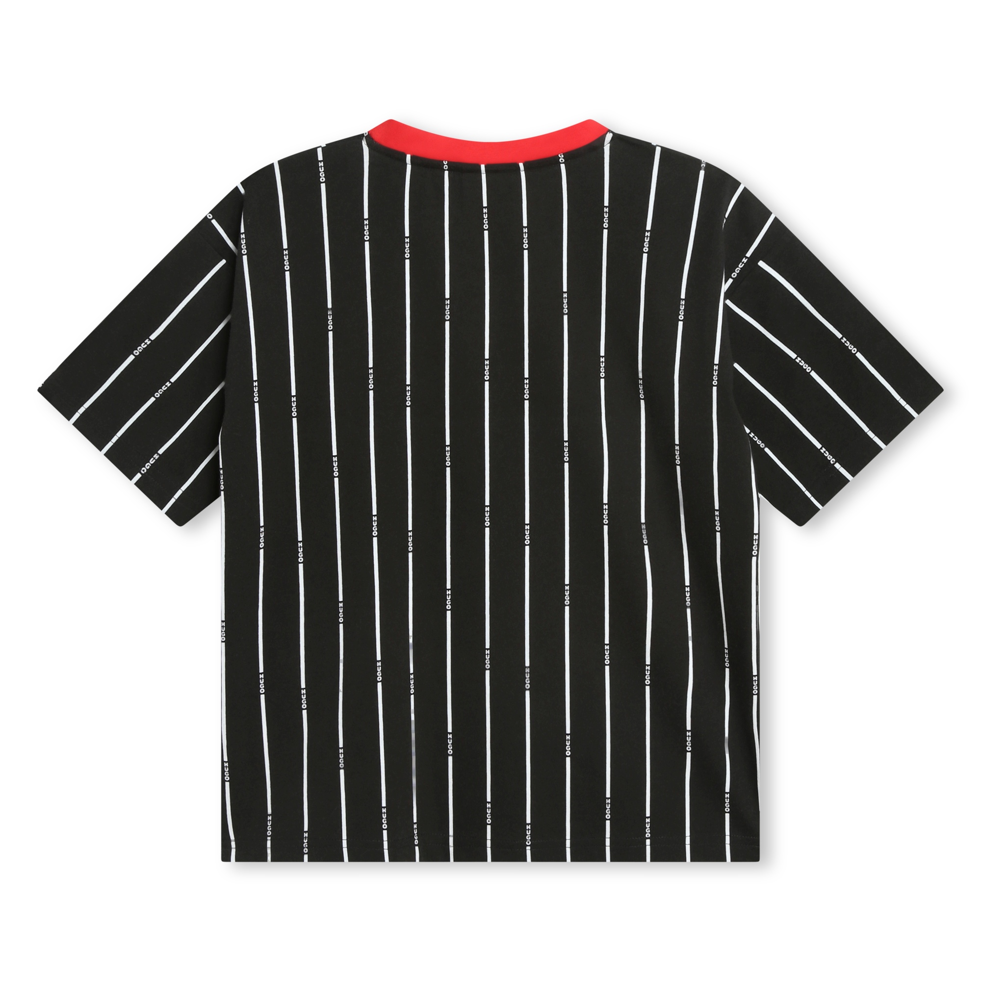 Camiseta de algodón estampada HUGO para NIÑO