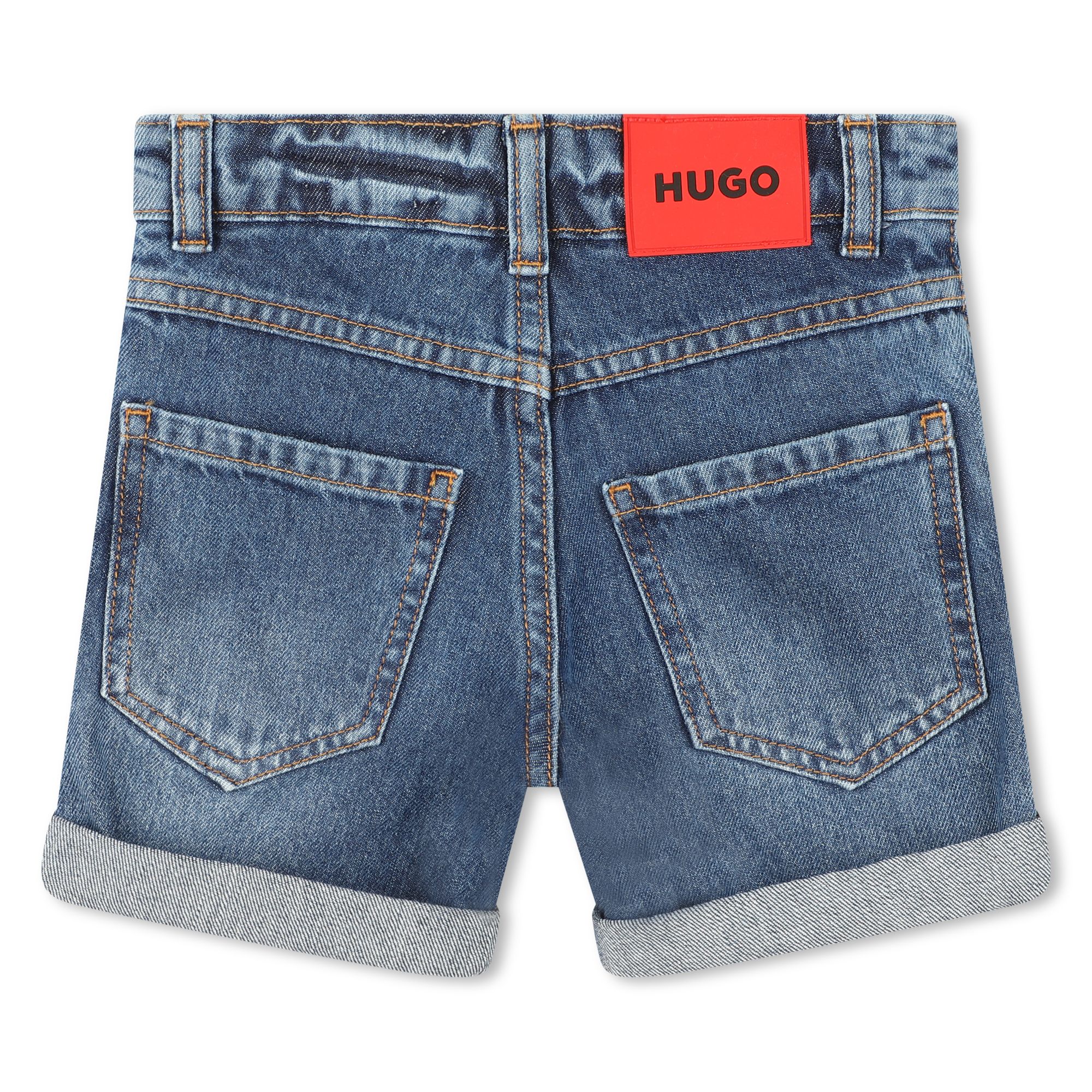Bermuda 5 tasche in jeans HUGO Per RAGAZZO