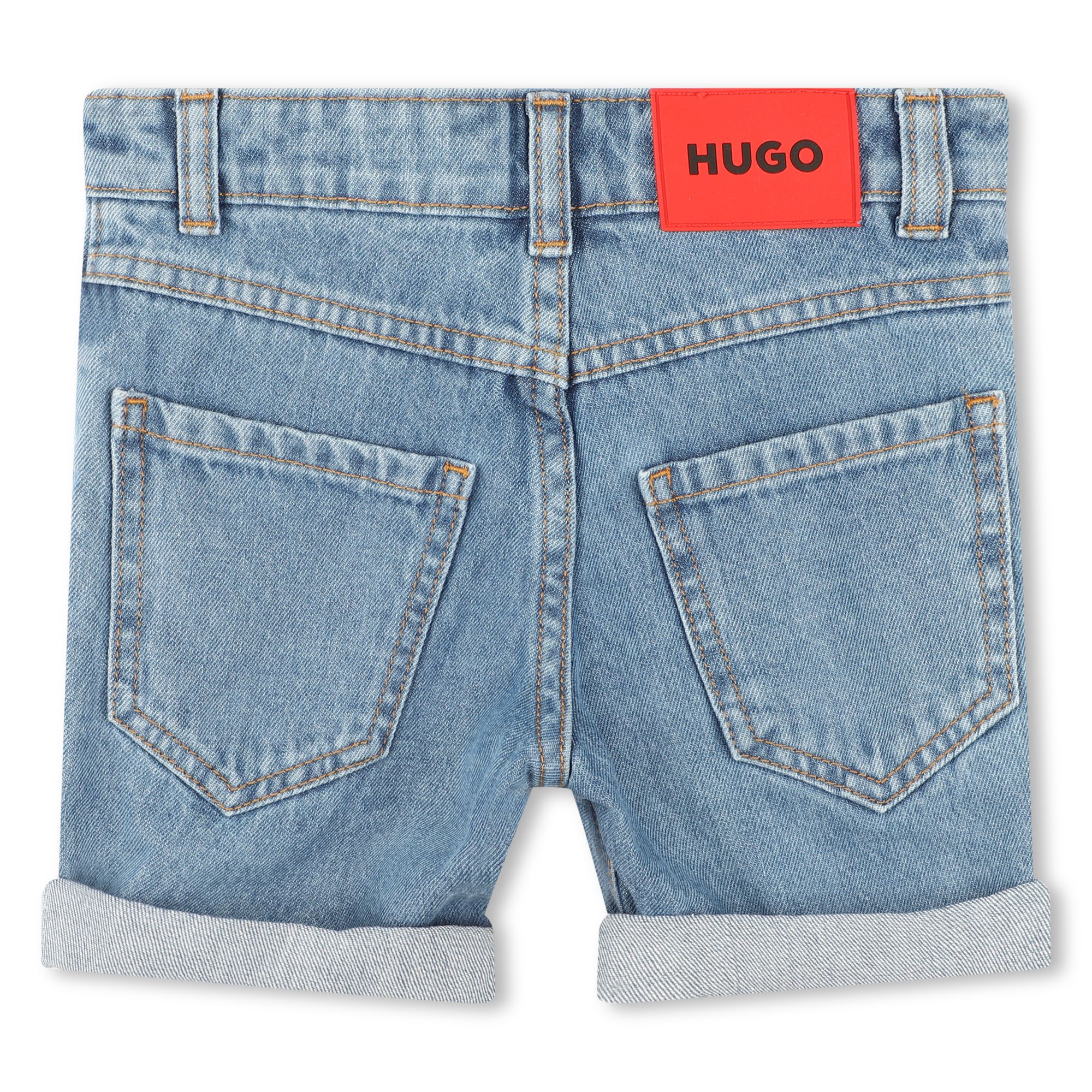 Bermuda 5 tasche in jeans HUGO Per RAGAZZO