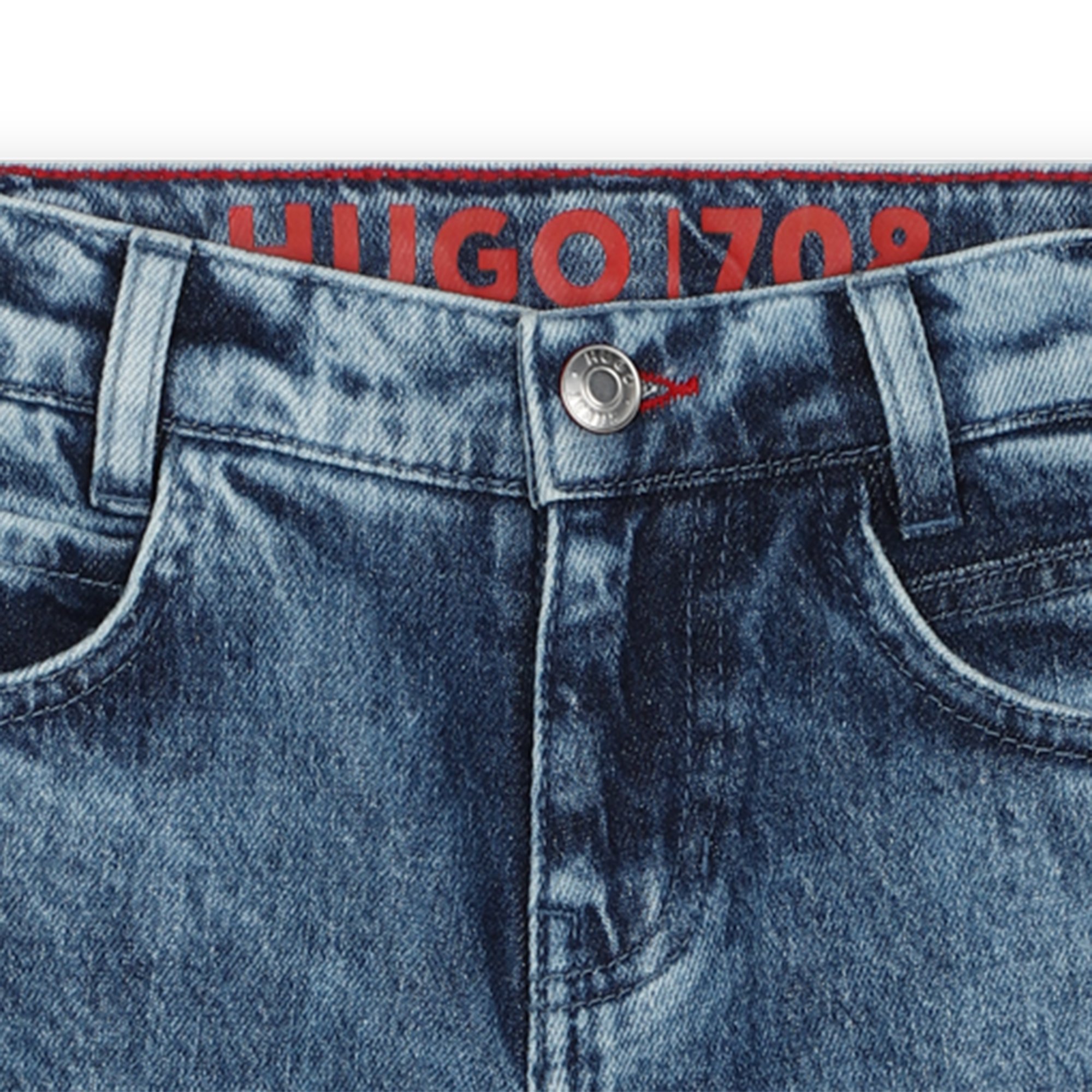 Jeans 5 tasche fantasia HUGO Per RAGAZZO