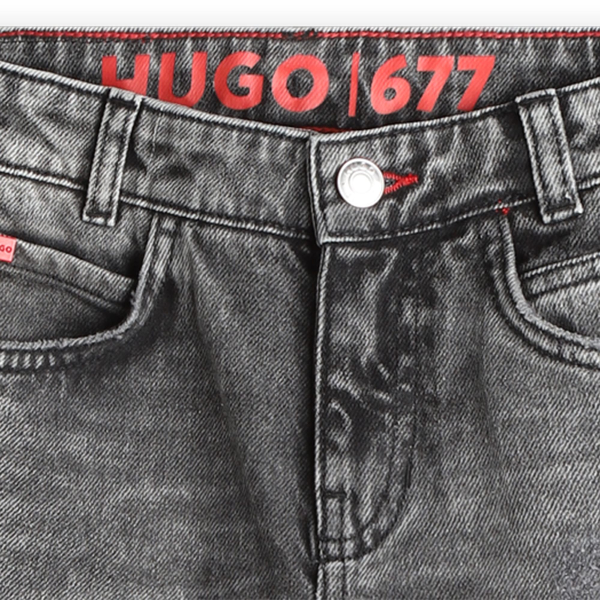 5-Pocket-Jeans aus Denim HUGO Für JUNGE