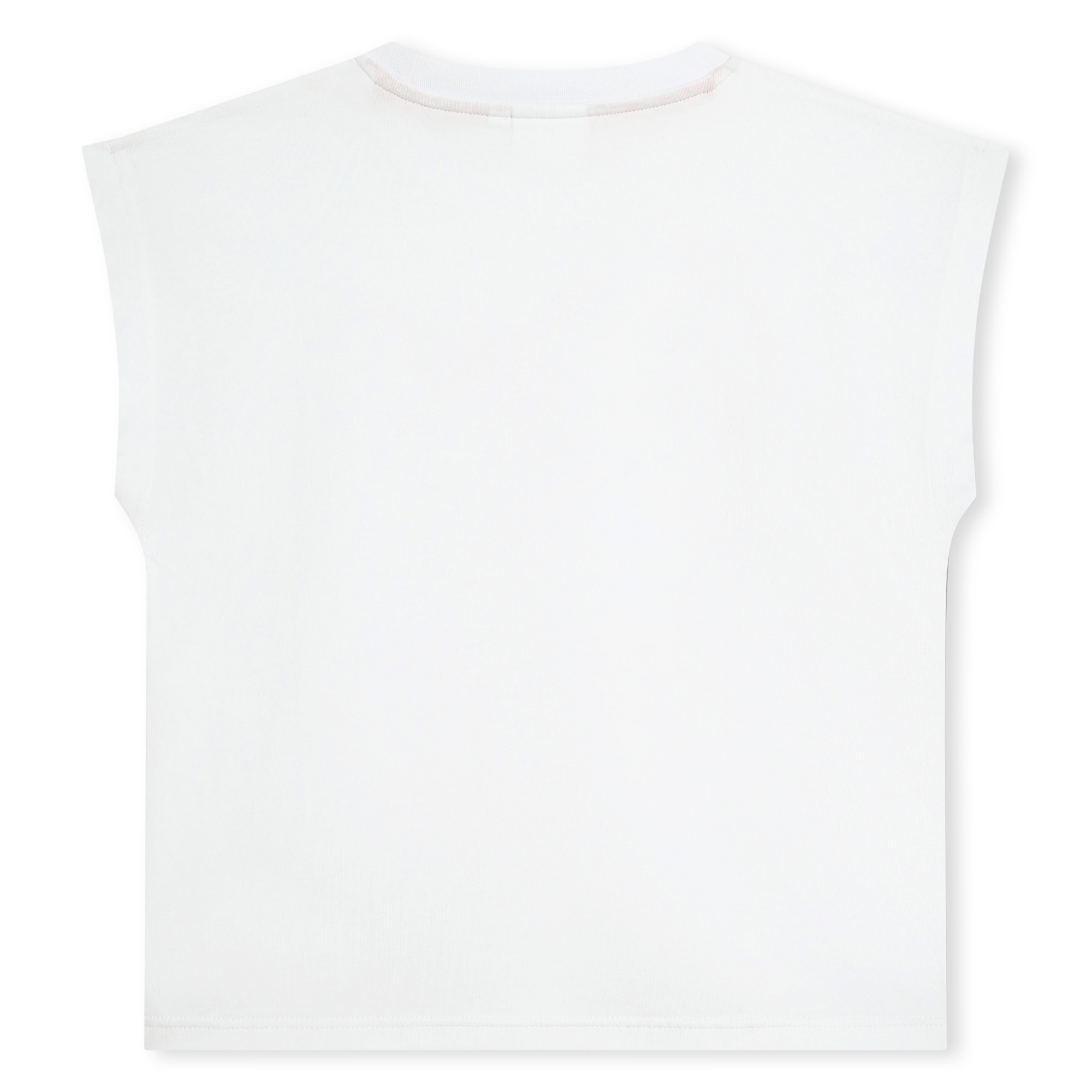 Sleeveless cotton T-shirt HUGO for GIRL