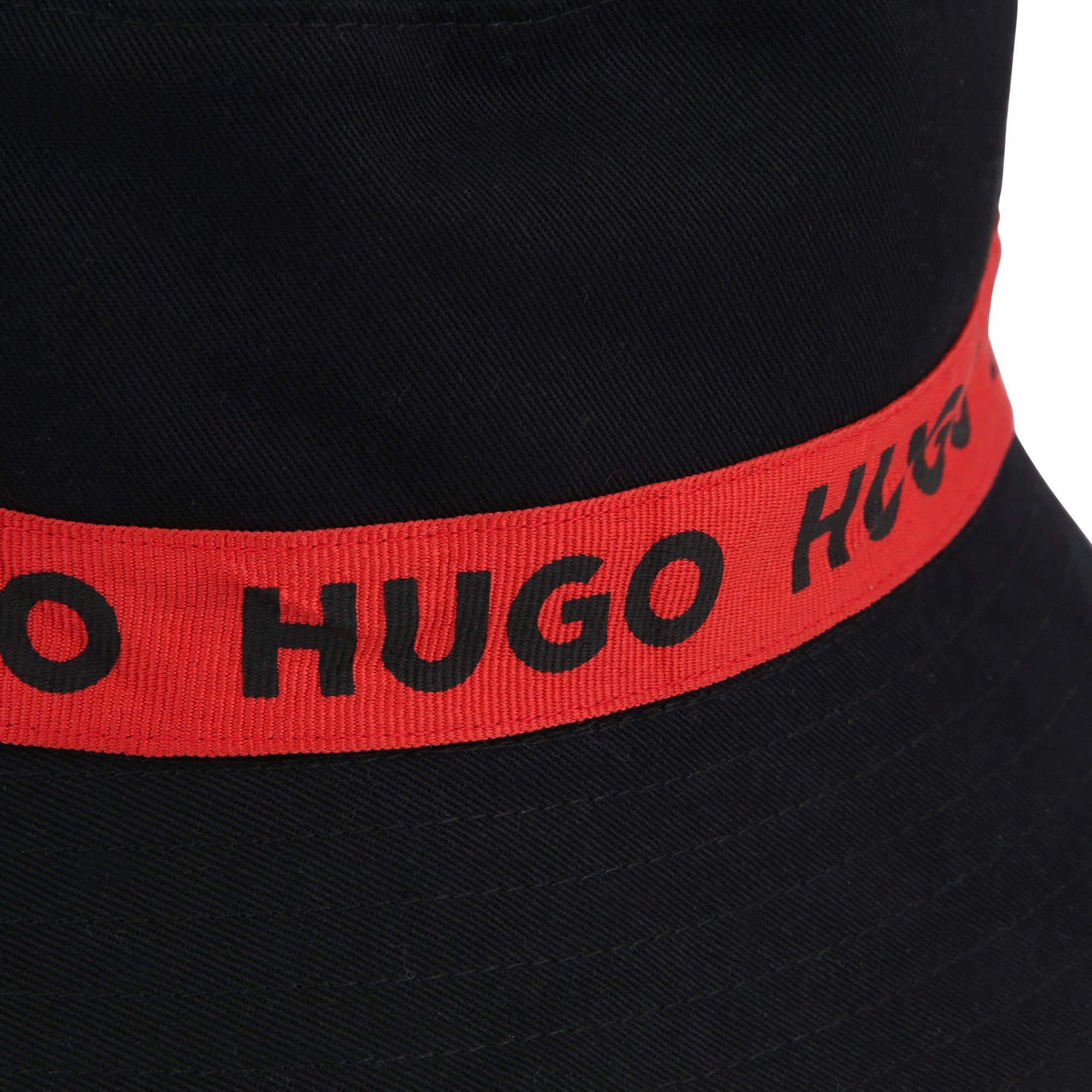 Reversible cotton bucket hat HUGO for UNISEX