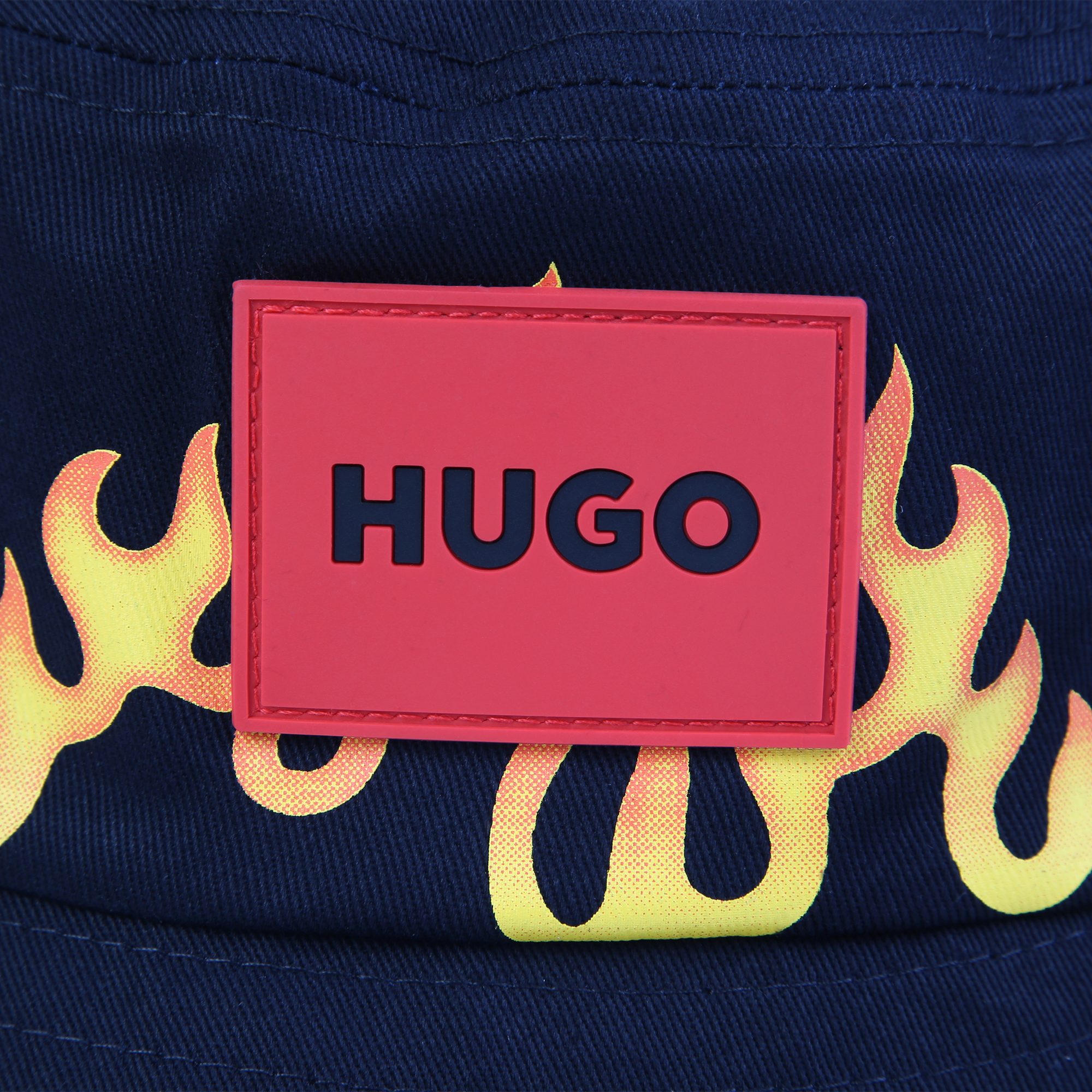 Printed cotton canvas hat HUGO for BOY