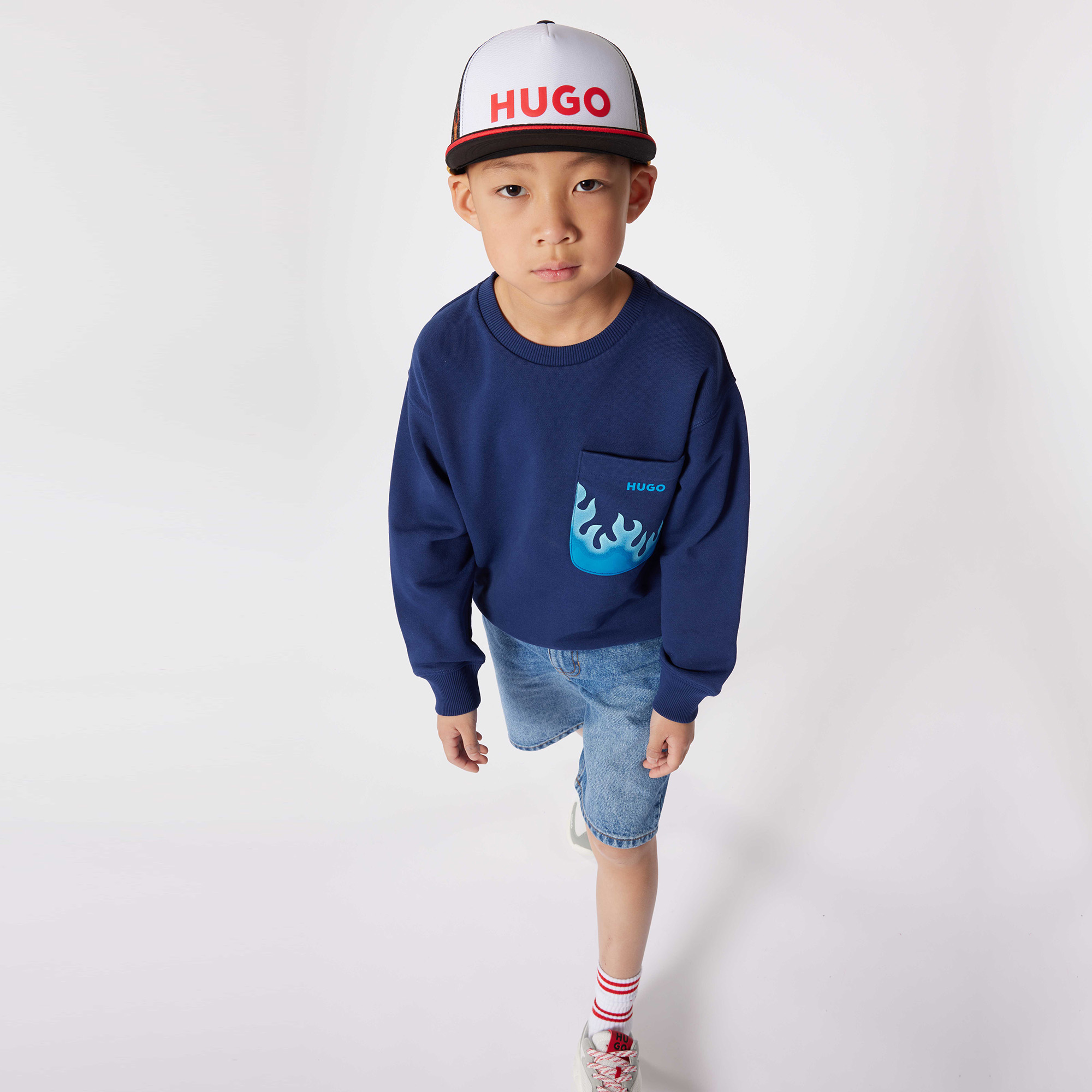 Adjustable logo cap HUGO for BOY