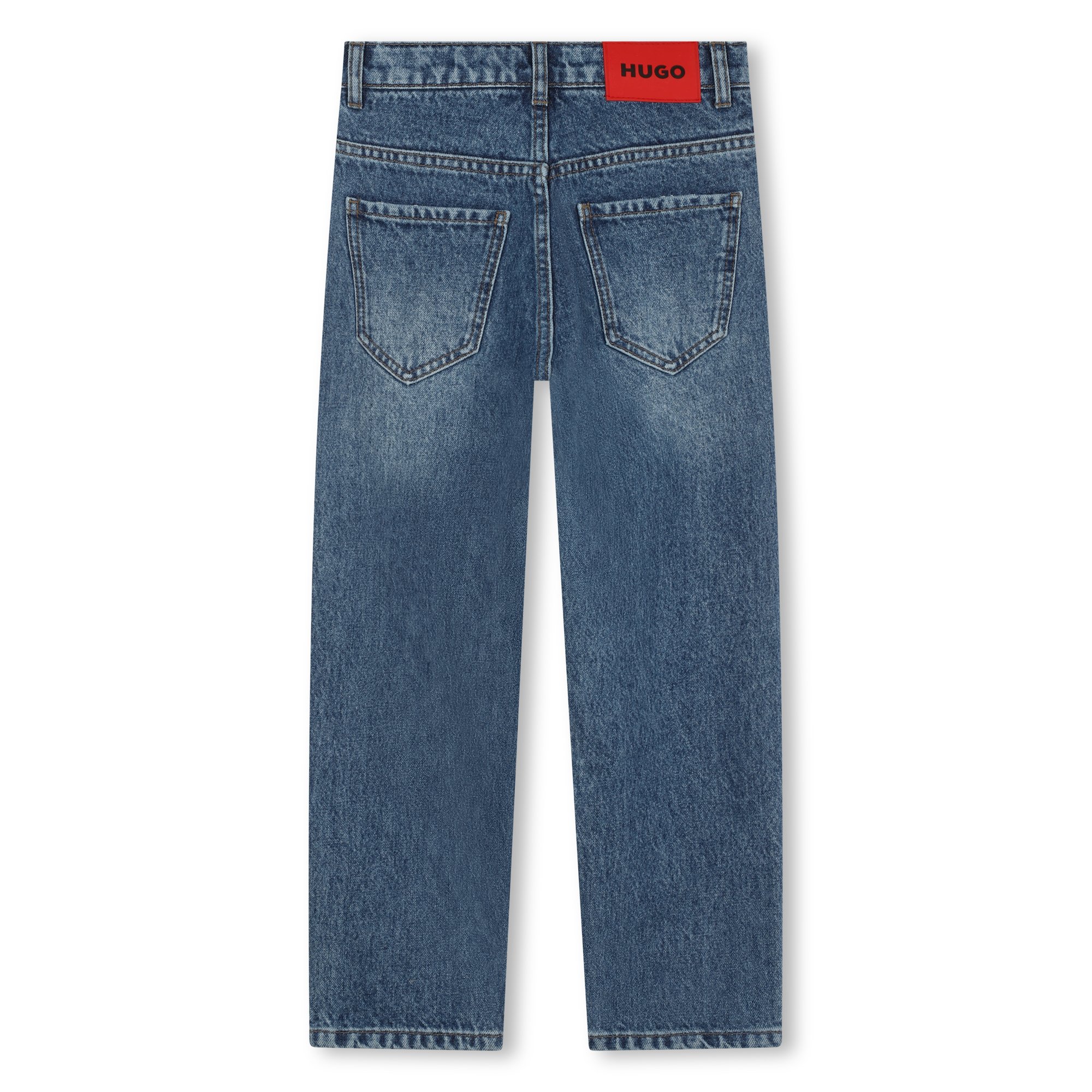 Wide-cut denim trousers HUGO for BOY