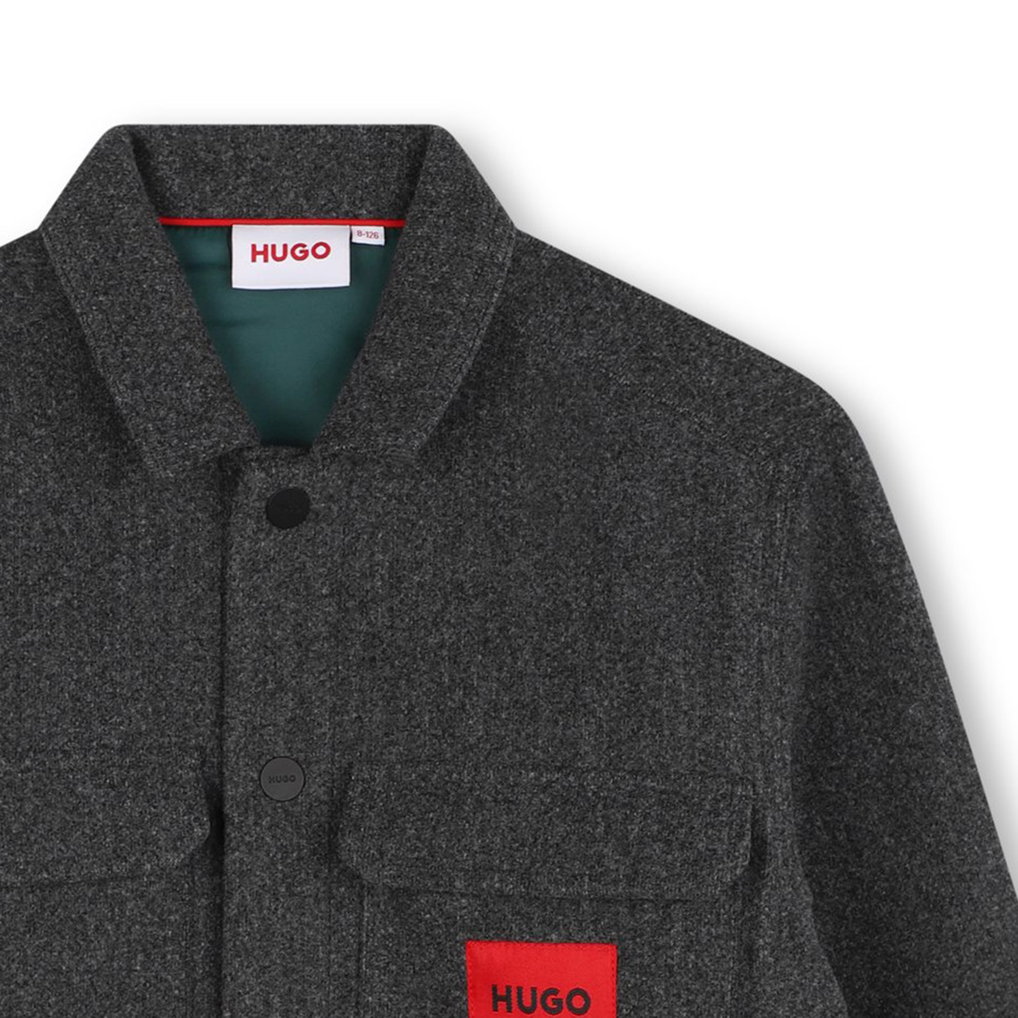 Felt-effect overshirt HUGO for BOY