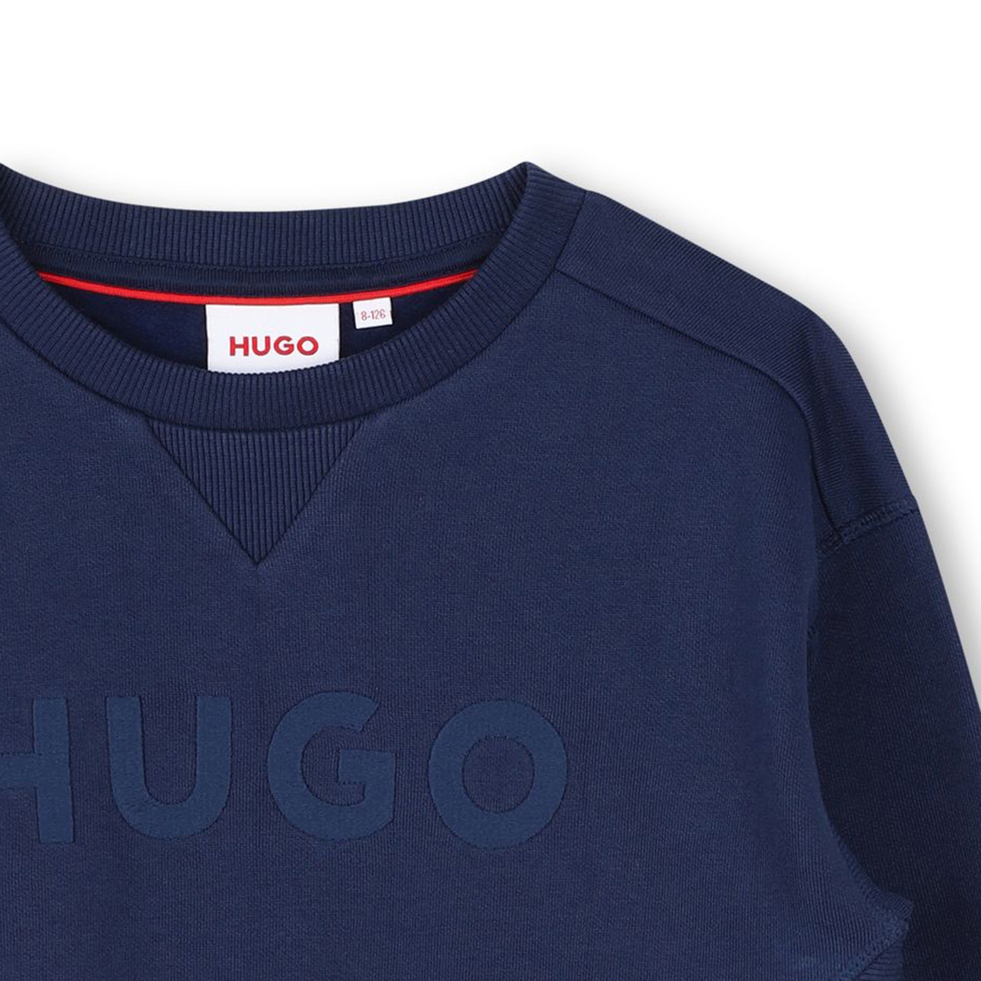 Sweat-shirt brodé HUGO pour GARCON