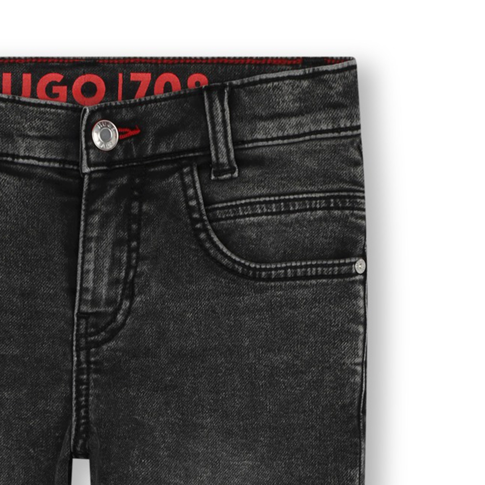 Jeans aderenti a 5 tasche HUGO Per RAGAZZO