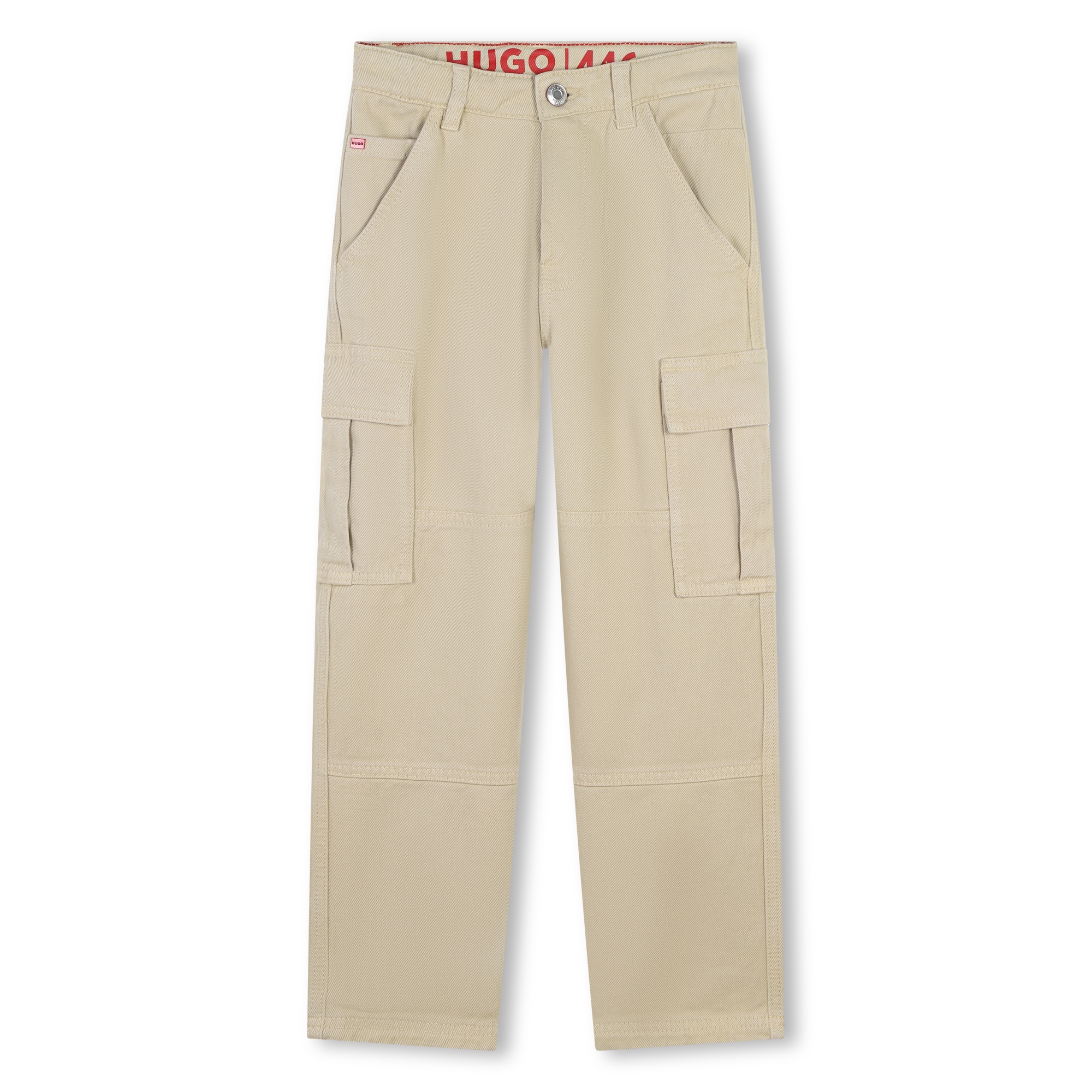 Loose cotton cargo trousers HUGO for BOY