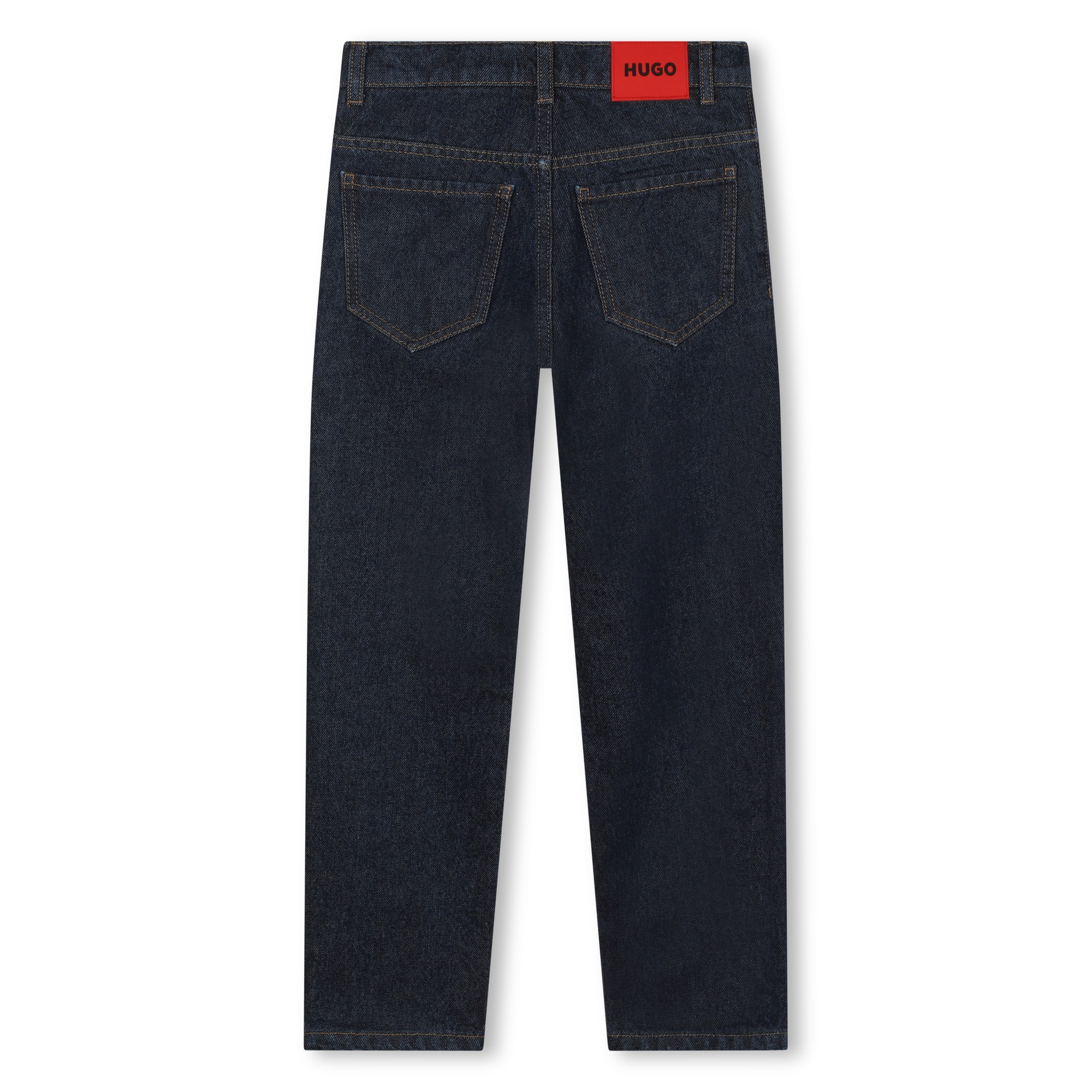 Straight cotton 5-pocket jeans HUGO for BOY