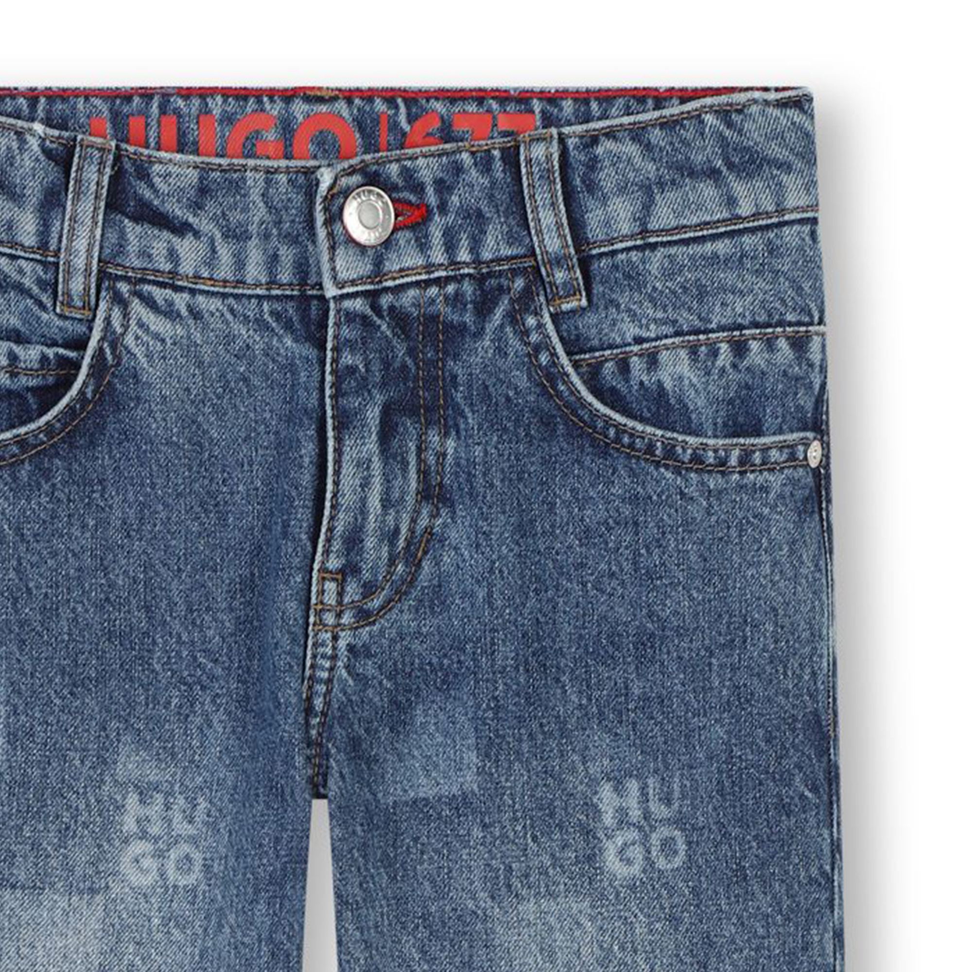 Straight-leg five pocket jeans HUGO for BOY