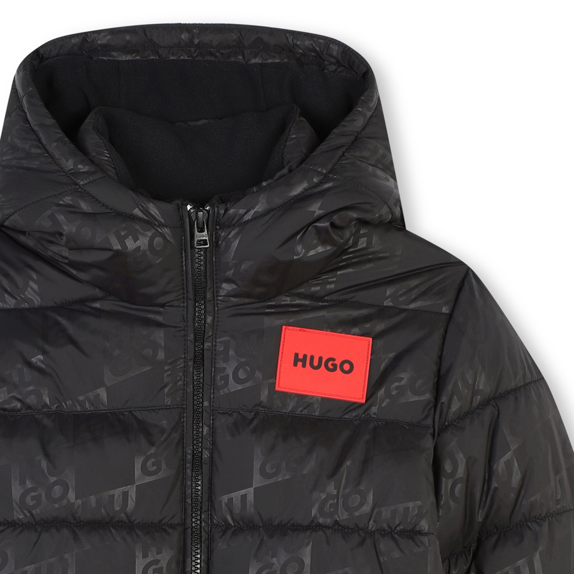 Zip-up printed parka HUGO for BOY