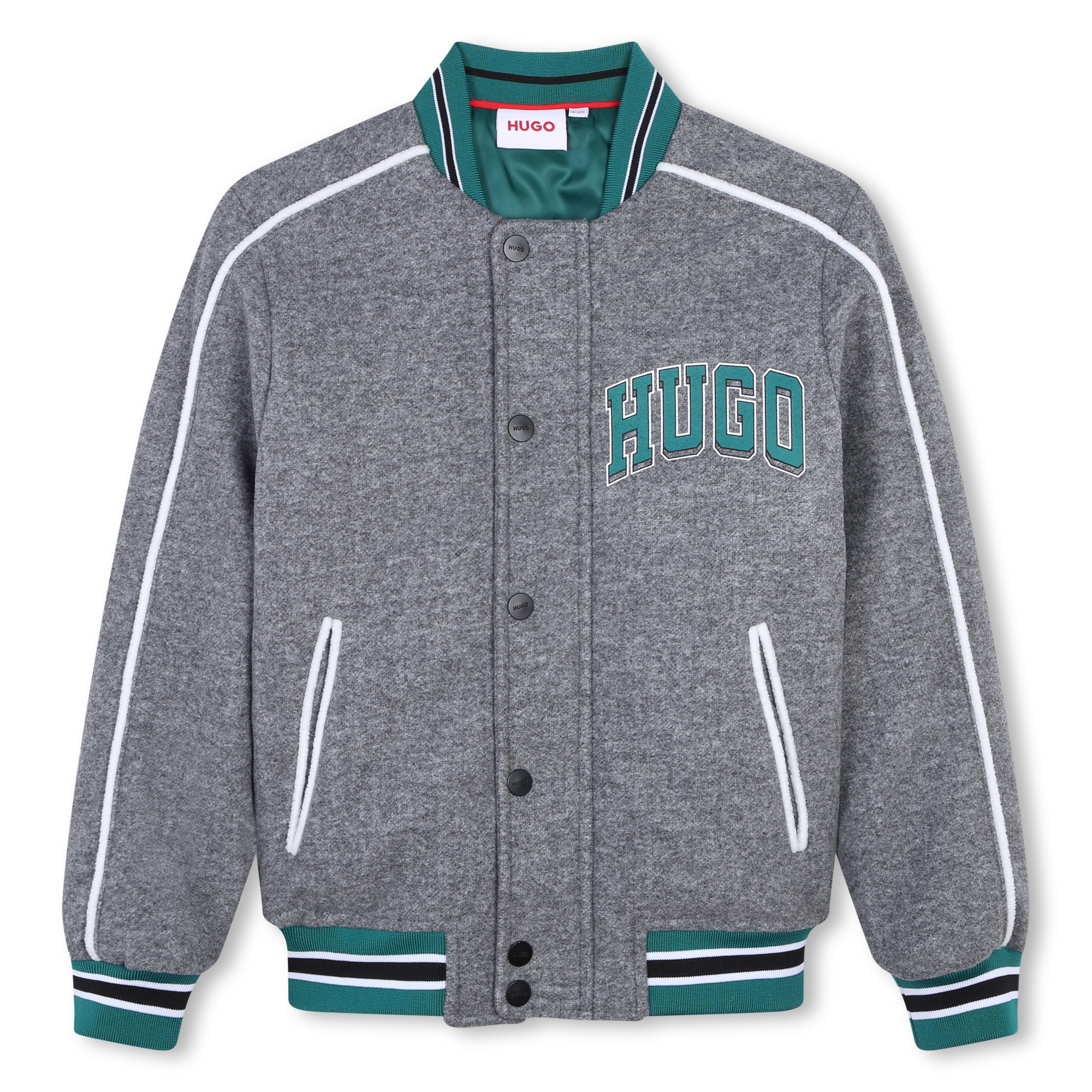 Jacket with striped edges HUGO for BOY