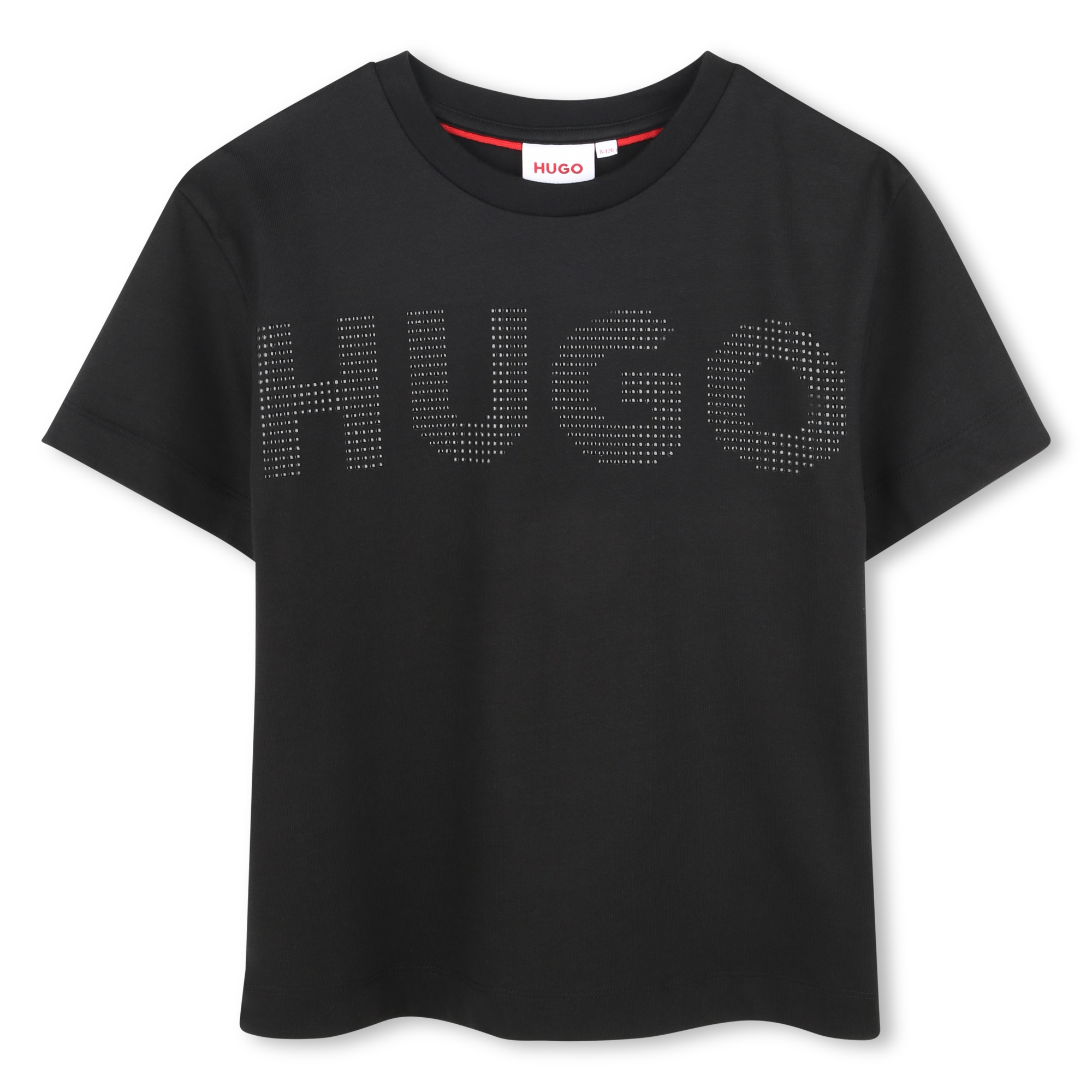 Camiseta de algodón con logo HUGO para NIÑA