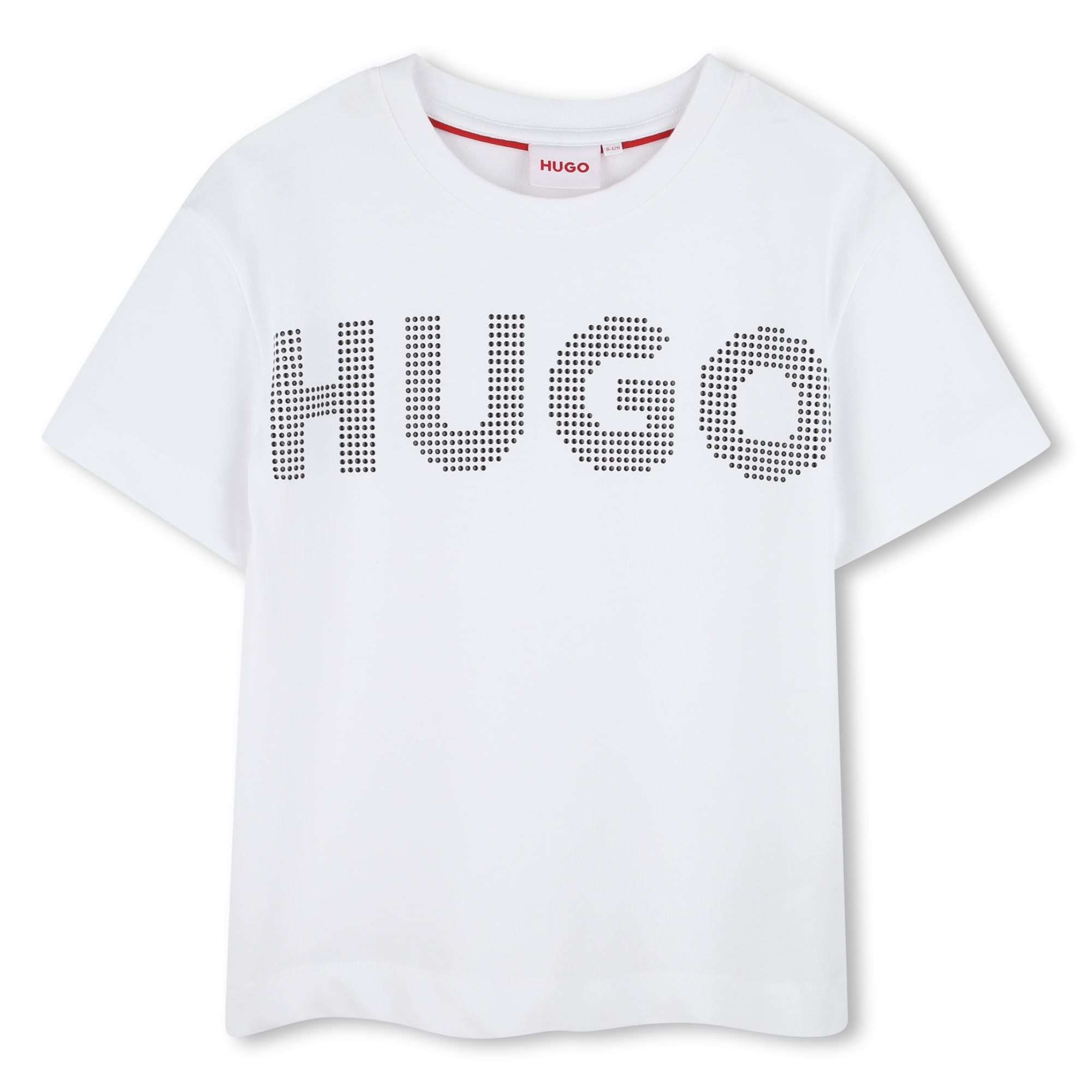 T-Shirt mit Nieten-Logo HUGO Für MÄDCHEN