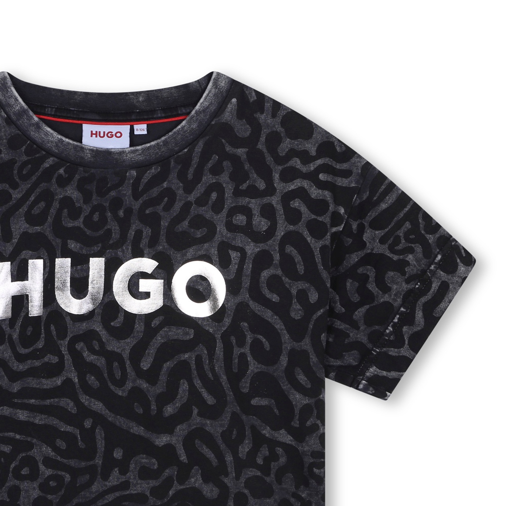 Printed cotton T-shirt HUGO for GIRL