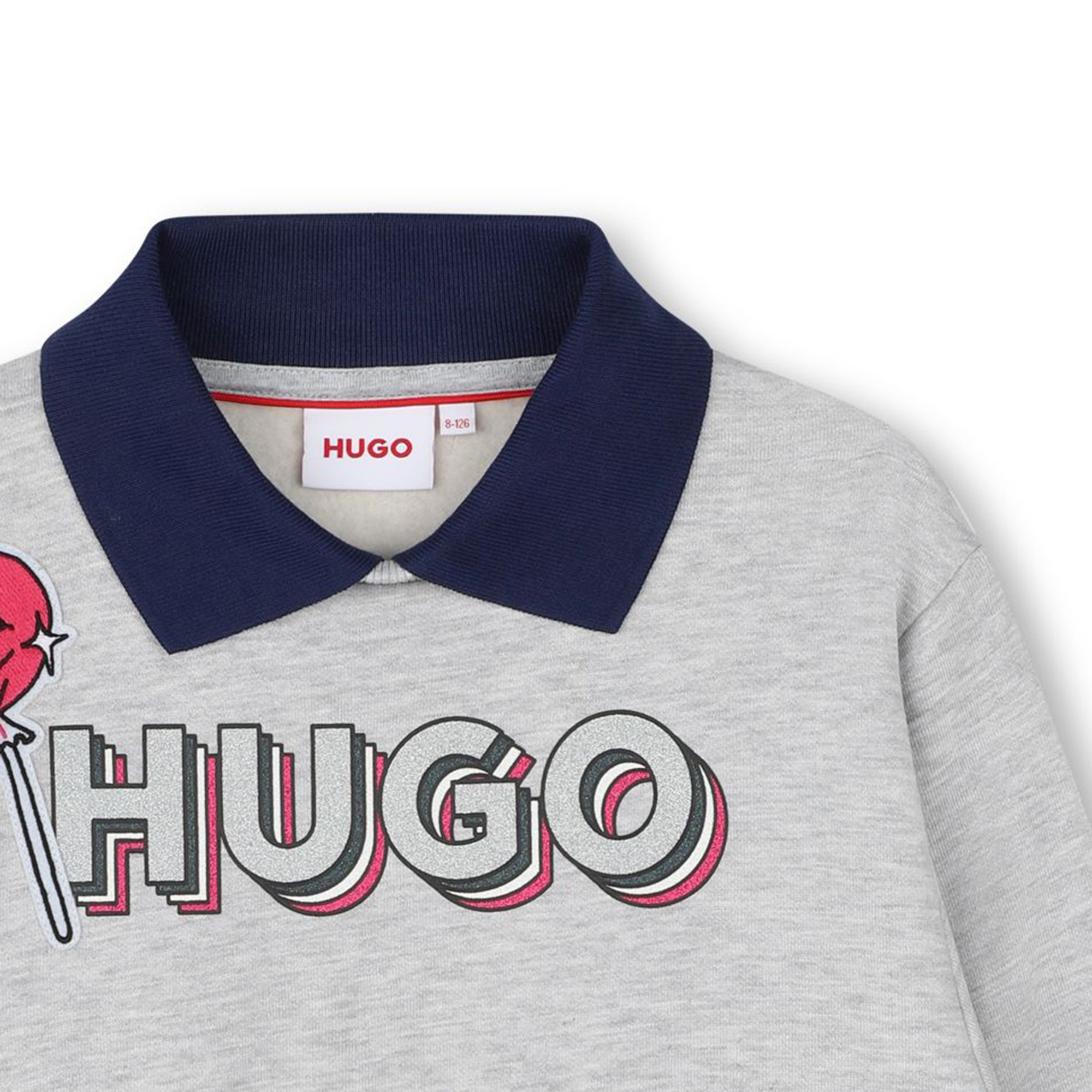 Sweat-shirt avec patch sucette HUGO pour FILLE