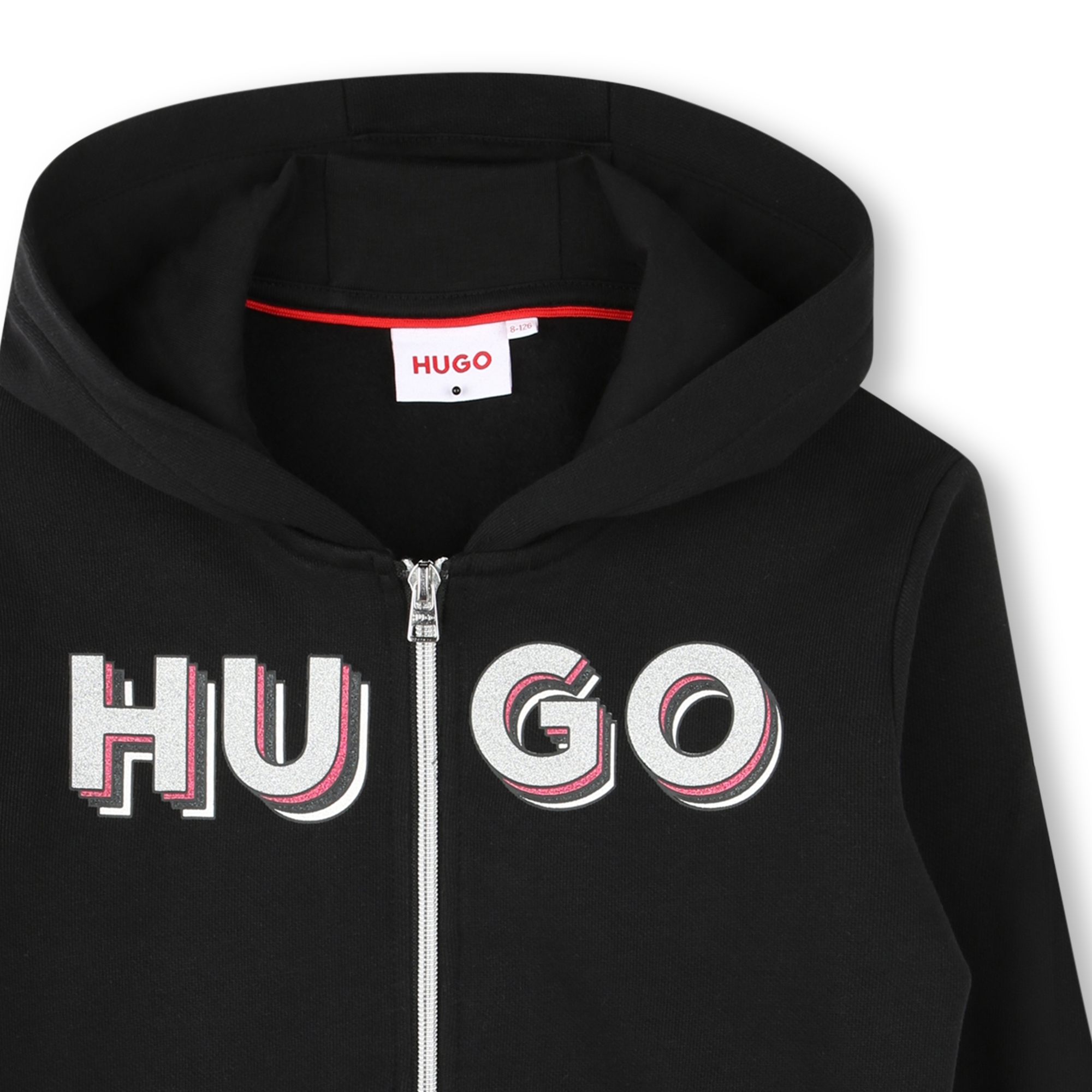 Zip-up hooded sweatshirt HUGO for GIRL