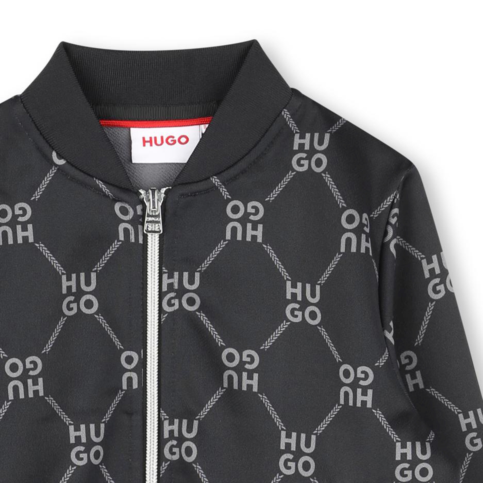 Sweatjacke mit Logo-Print HUGO Für MÄDCHEN